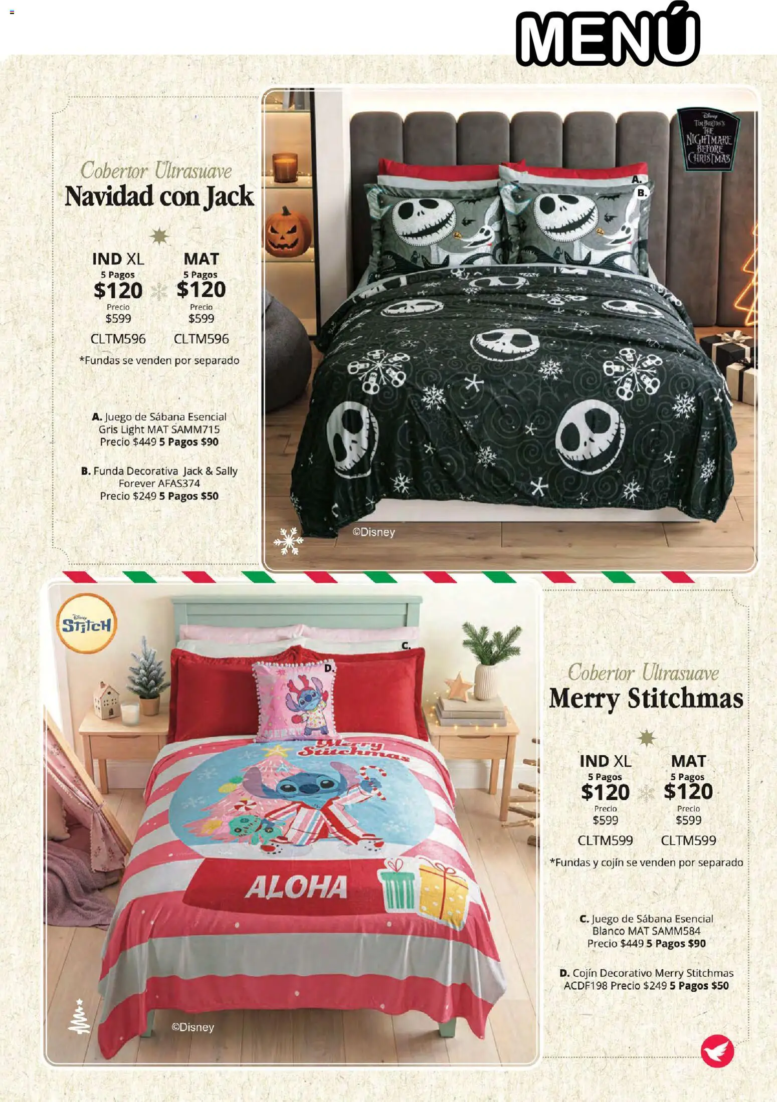 Vista previa las ofertas de la tienda Colchas Concord - Colchas Concord catálogo Colección Navideña desde el 01/08/2026 