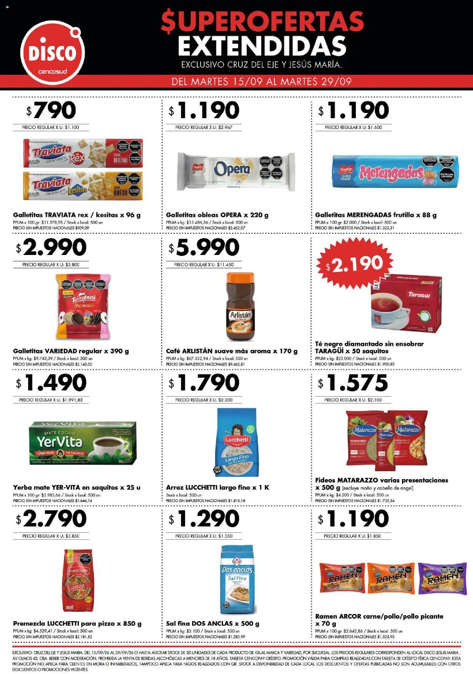 Vista previa del folleto de la tienda Disco válido desde el 15/09/2026 