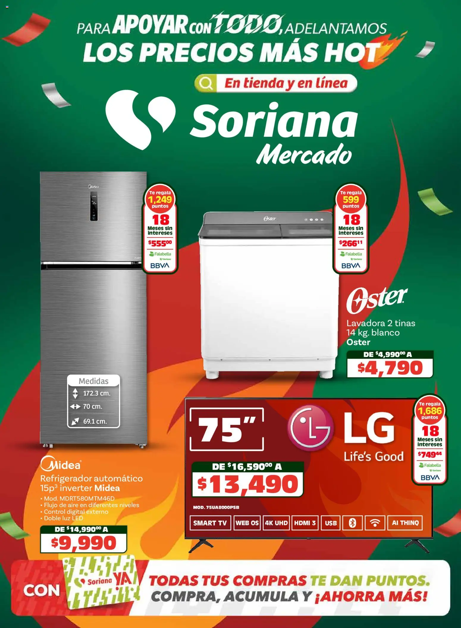 Vista previa las ofertas de la tienda Soriana - Soriana Adelantamos los precios más hot Mercado Nacional desde el 14/05/2026 