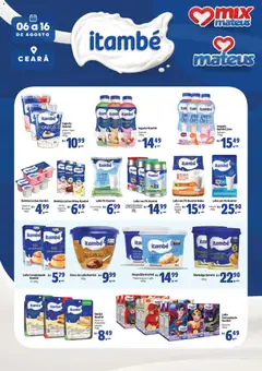 Pré-Visualização do folheto "Mateus ofertas Itambé" da loja Mateus válido a partir de 06/08/2026