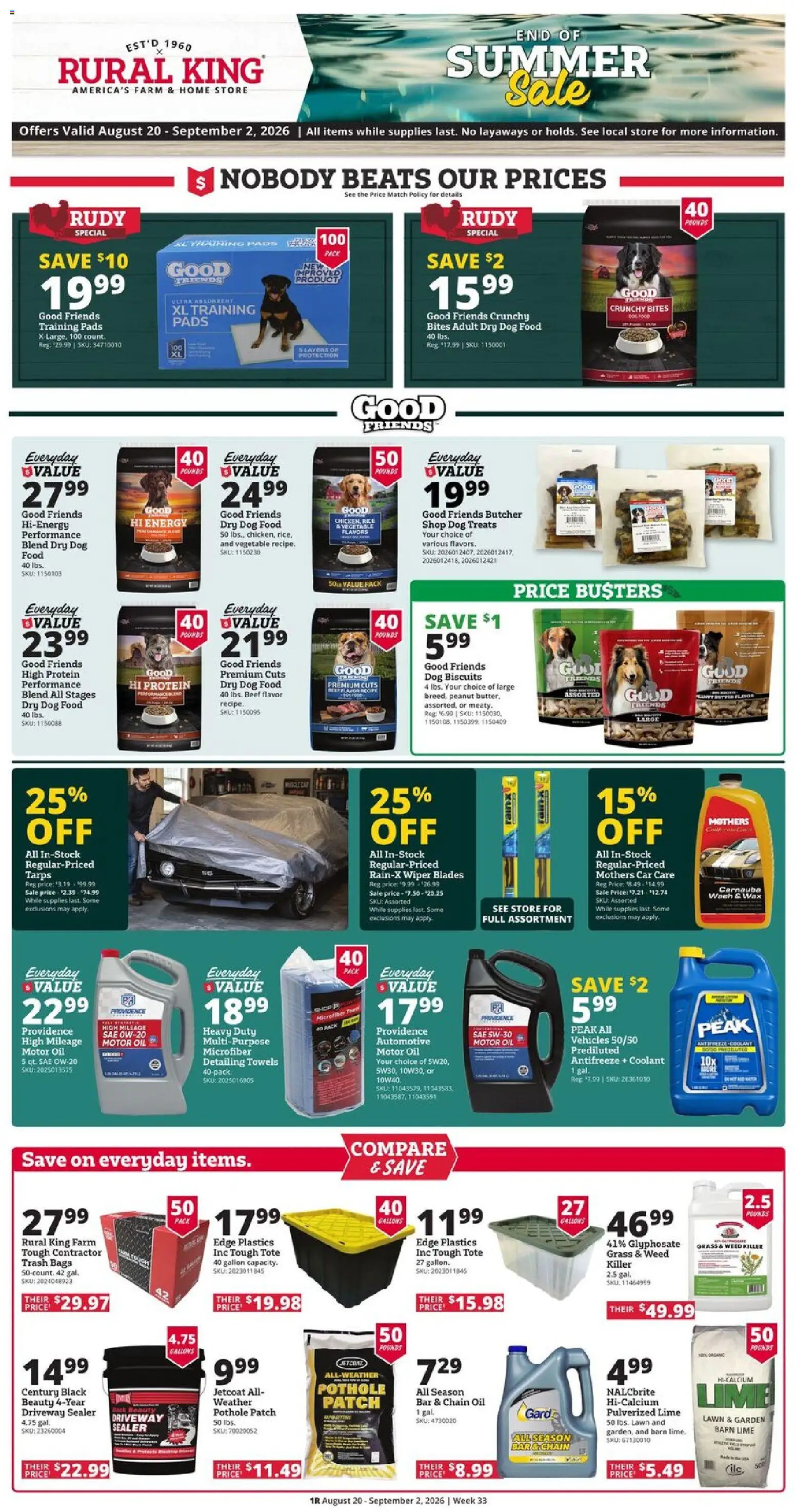 Rural King Weekly Ad from 08/20/2026 >> Flyer