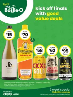 Preview of catalogue The Bottle-O catalogue BAIRNSDALE from shop The Bottle-O valid 31/08/2026