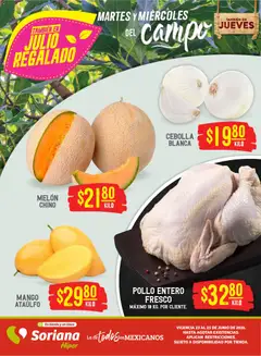 Vista previa las ofertas de la tienda Soriana - Soriana Martes y Miércoles del Campo Híper: Saltillo y Torreón desde el 23/06/2026 