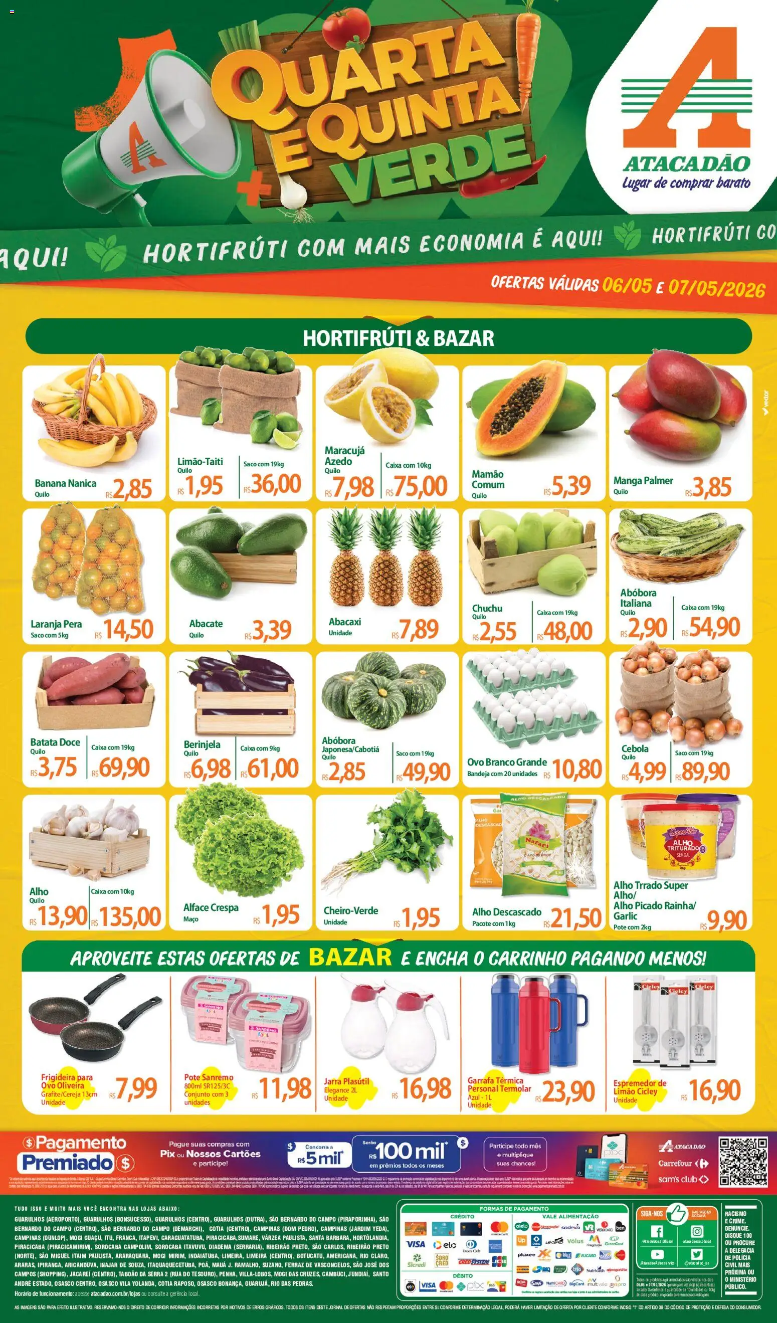 Pré-Visualização do folheto "Atacadão ofertas - SP" da loja Atacadão válido a partir de 06/05/2026