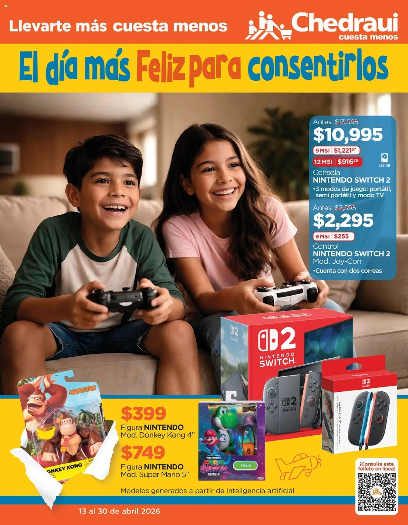 Vista previa las ofertas de la tienda Chedraui - Chedraui folleto desde el 13/04/2026 - Juego, Nintendo Switch