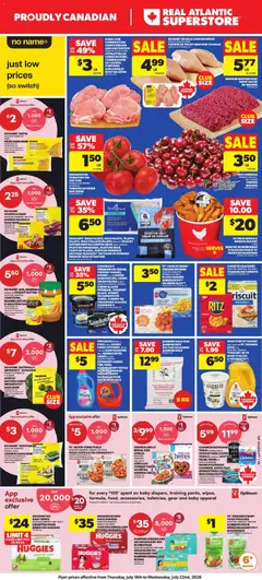 Un aperçu du dépliant Atlantic Superstore weekly flyer / circulaire du magasin Atlantic Superstore est valide à partir 16 juill. 2026
