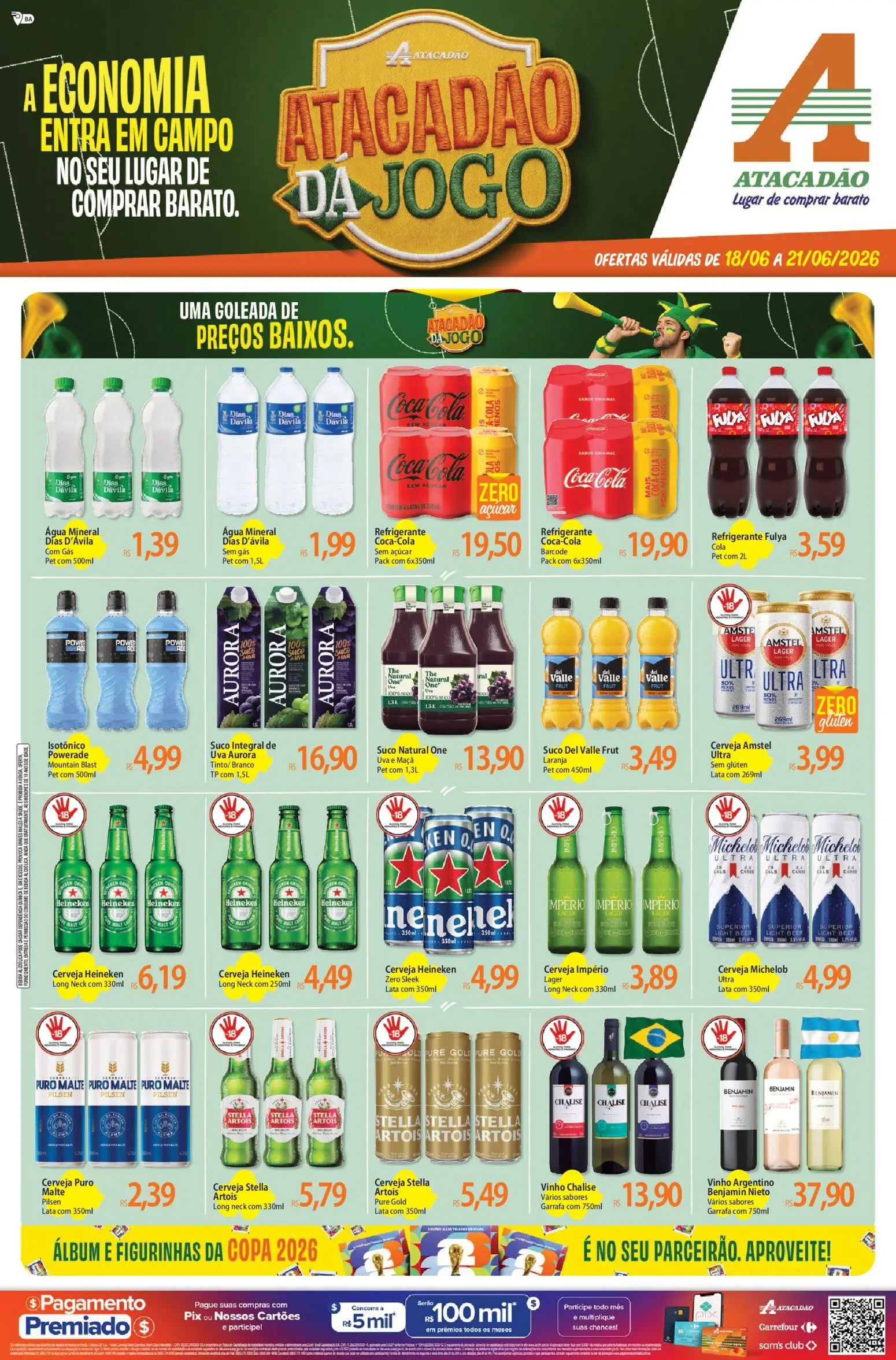 Pré-Visualização do folheto "Atacadão ofertas - BA" da loja Atacadão válido a partir de 18/06/2026
