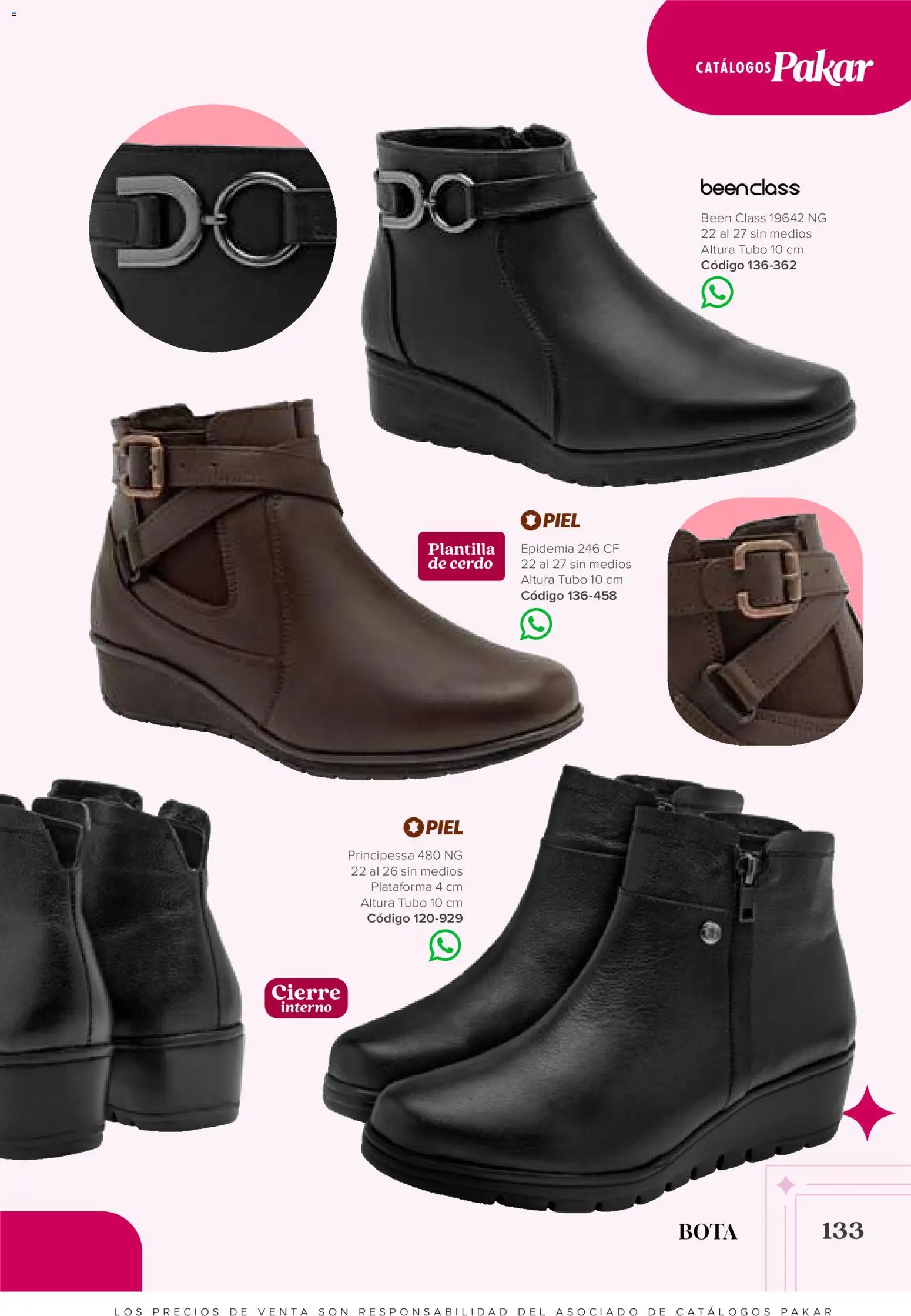 Vista previa las ofertas de la tienda SC Pakar - SC Pakar catálogo Bota desde el 31/07/2026 