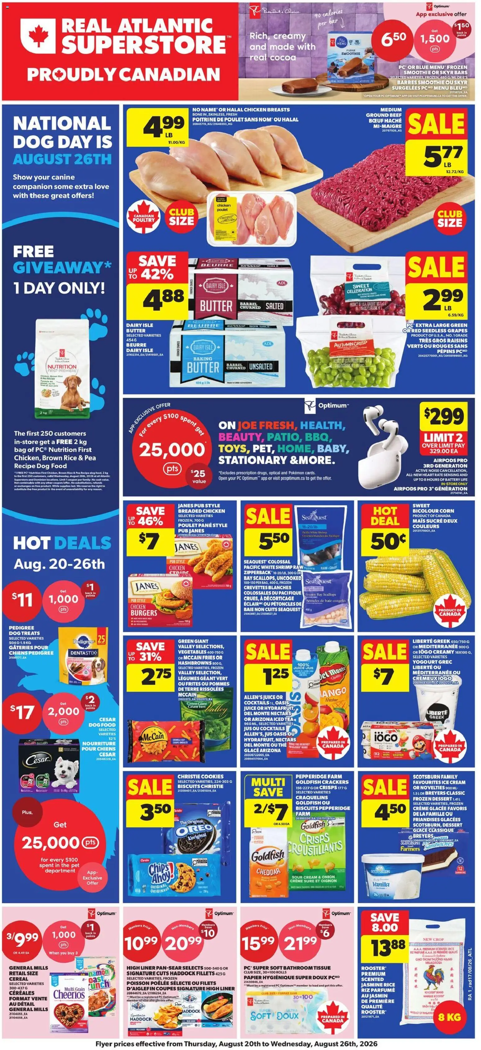 Preview of leaflet Atlantic Superstore weekly flyer / circulaire from shop Atlantic Superstore is valid from Aug 20, 2026