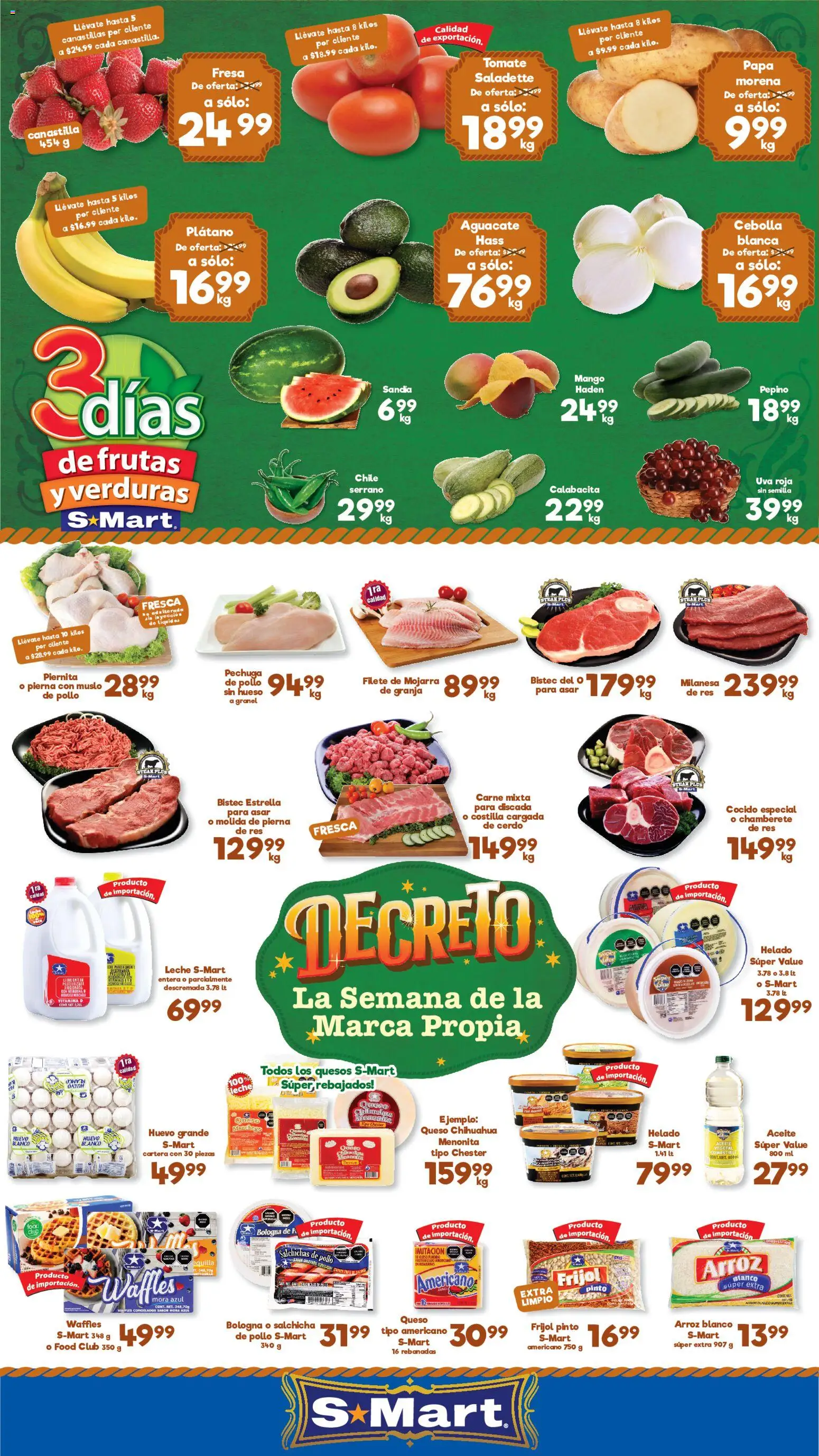 Vista previa las ofertas de la tienda S-Mart - S-Mart folleto Matamoros desde el 23/06/2026 