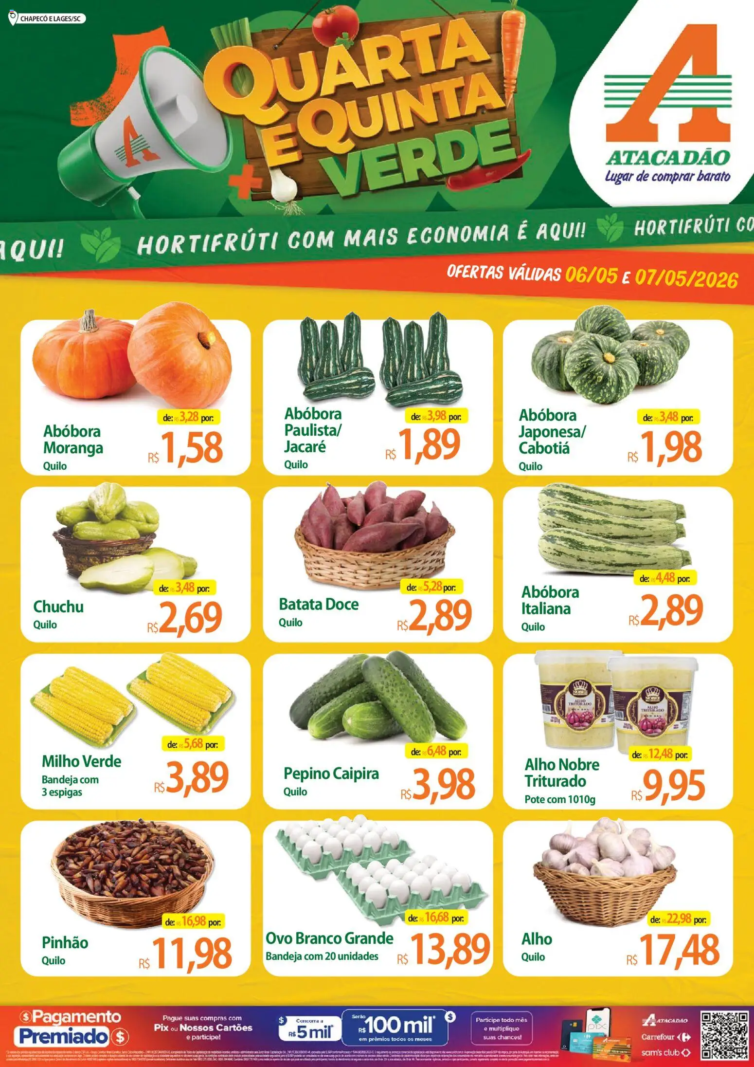 Pré-Visualização do folheto "Atacadão ofertas - SC" da loja Atacadão válido a partir de 06/05/2026