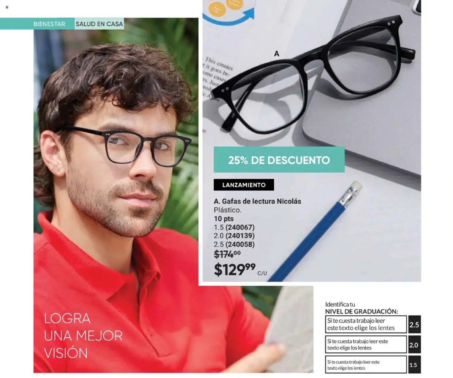 Vista previa las ofertas de la tienda AVON - AVON Casa & Estilo 8 2026 desde el 08/05/2026 - Té, Lentes