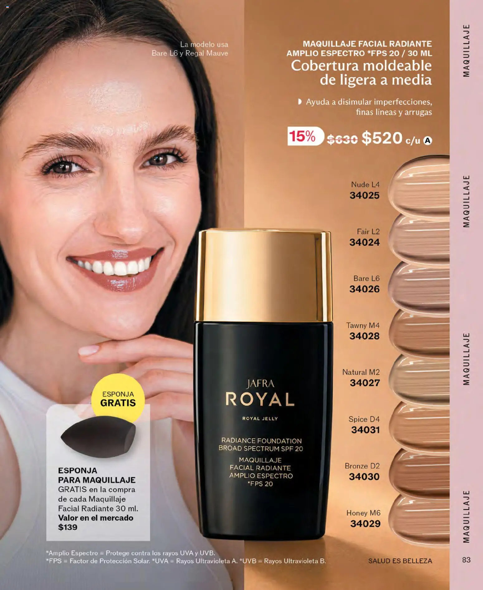 Vista previa las ofertas de la tienda JAFRA - JAFRA catálogo desde el 01/10/2026 - Maquillaje, Uva, Esponja, Radiante