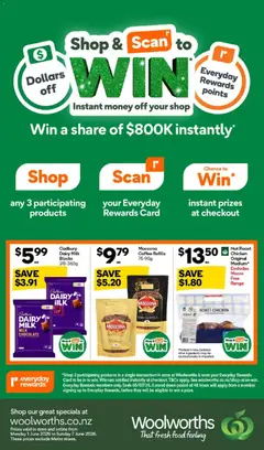 Preview of catalogue Woolworths catalogue from shop Woolworths valid 1 Jun 2026