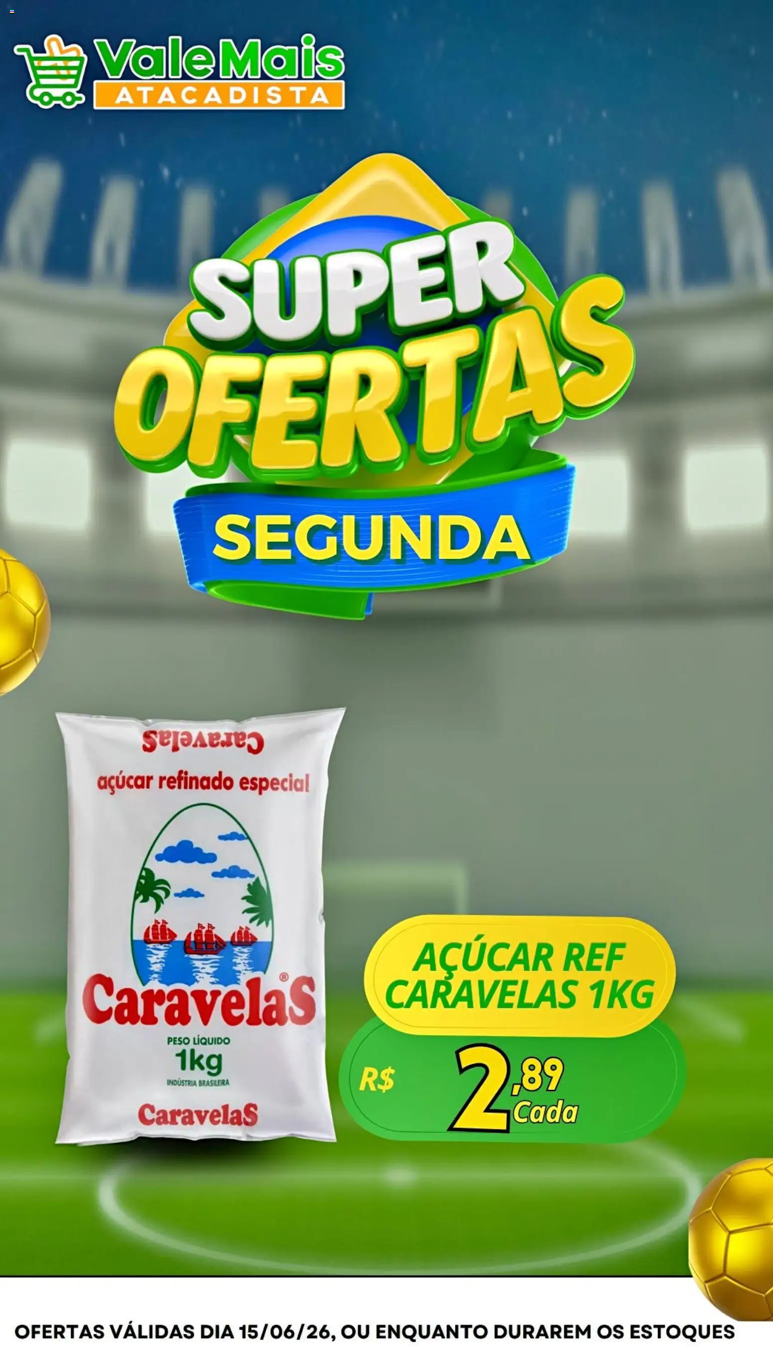 Pré-Visualização do folheto "Dovale ofertas do Dia" da loja Dovale válido a partir de 15/06/2026 - Açúcar