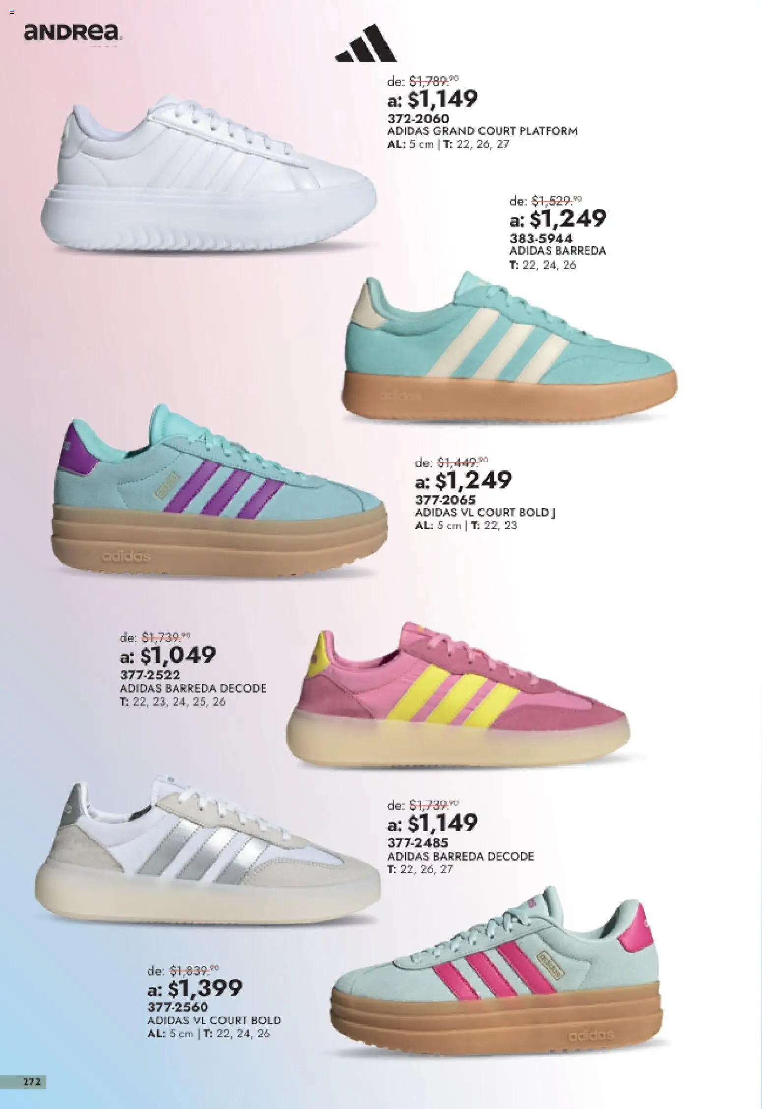 Vista previa las ofertas de la tienda Andrea - Andrea catálogo Outlet desde el 26/07/2026 
