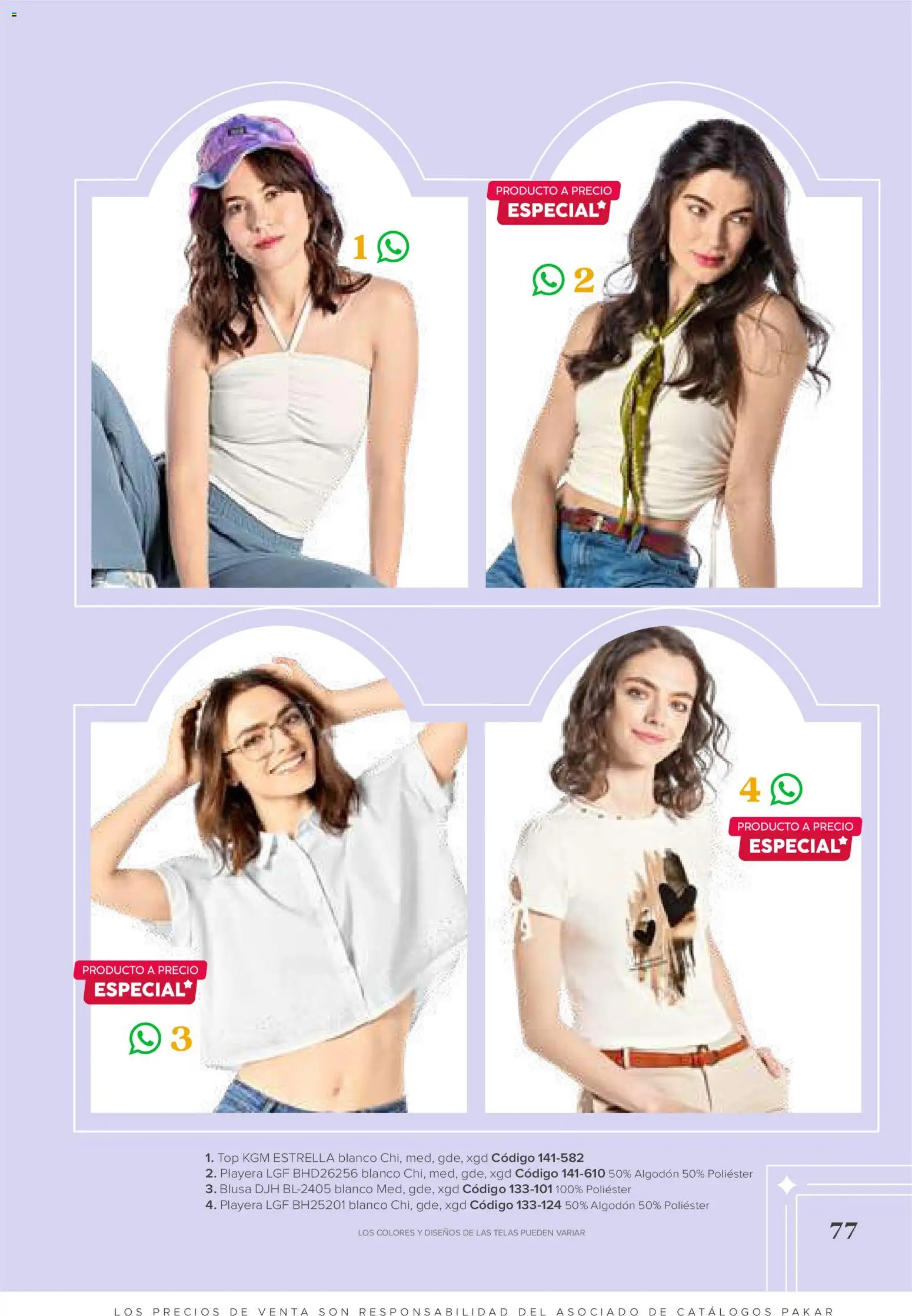 Vista previa las ofertas de la tienda SC Pakar - SC Pakar catálogo Ropa desde el 31/07/2026 