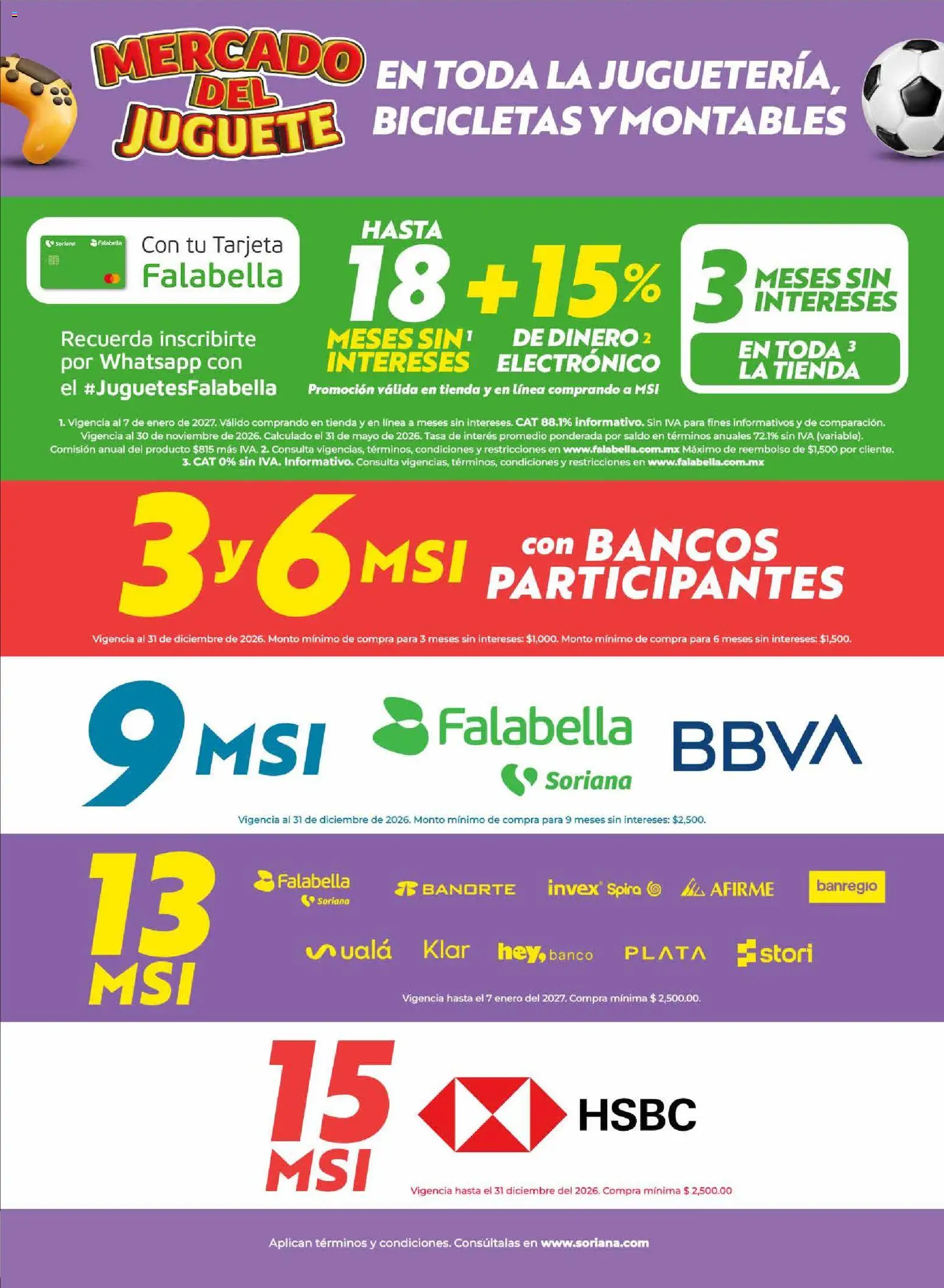 Vista previa las ofertas de la tienda Soriana - Soriana folleto Mercado del Juguete desde el 15/10/2026 
