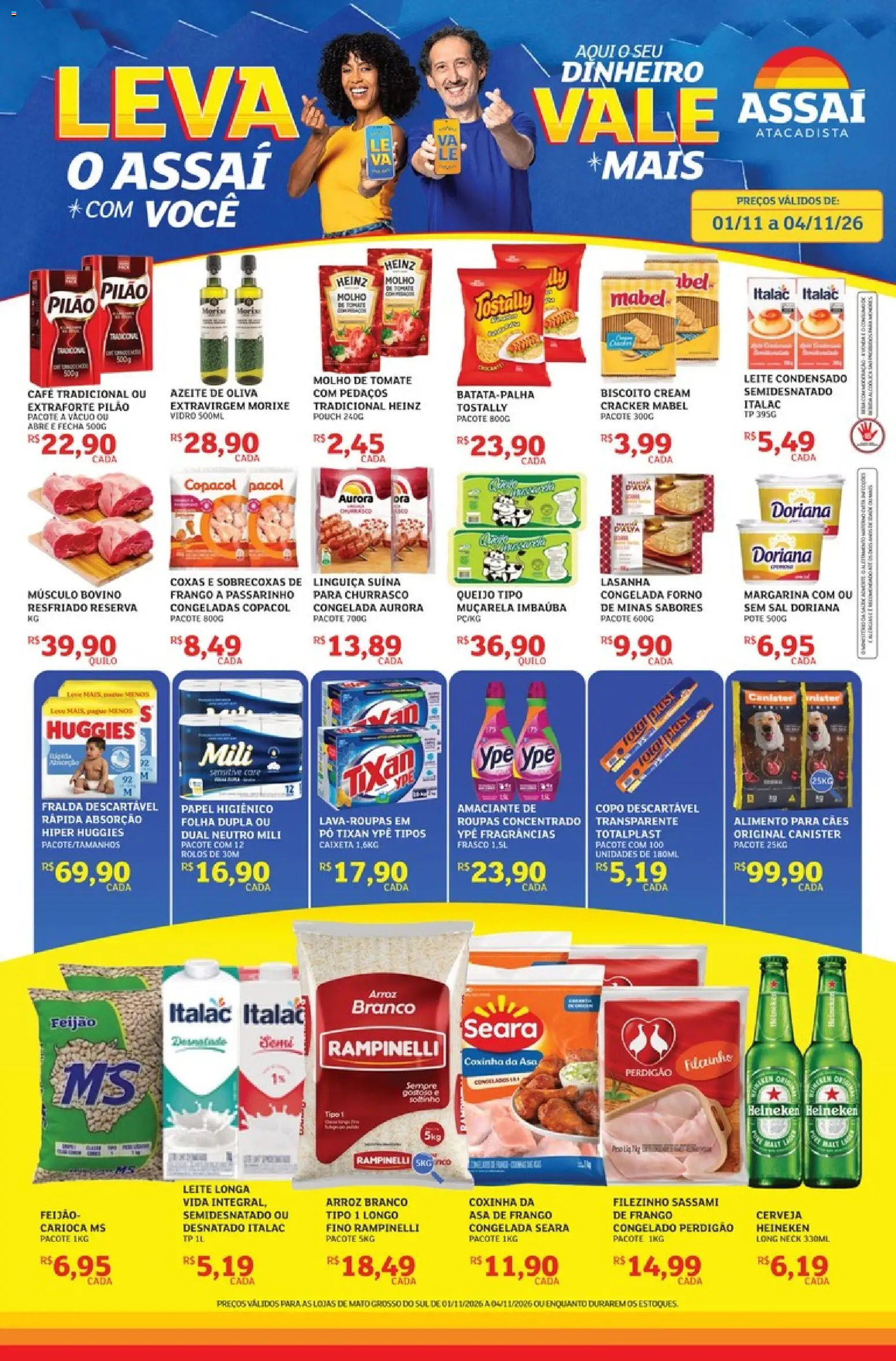 Pré-Visualização do folheto "Assaí Atacadista ofertas - MS" da loja Assaí Atacadista válido a partir de 31/10/2026