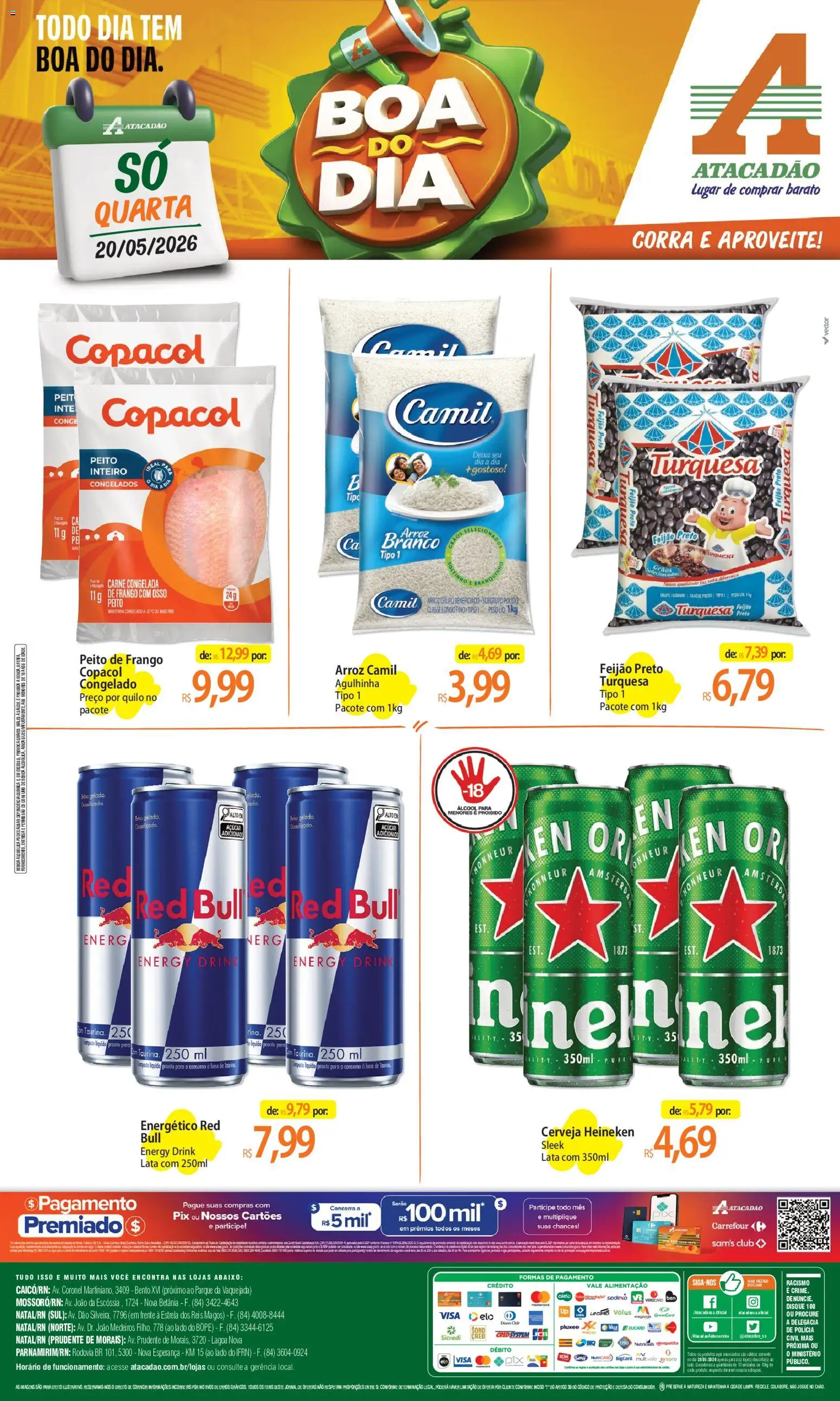 Pré-Visualização do folheto "Atacadão ofertas - RN" da loja Atacadão válido a partir de 20/05/2026