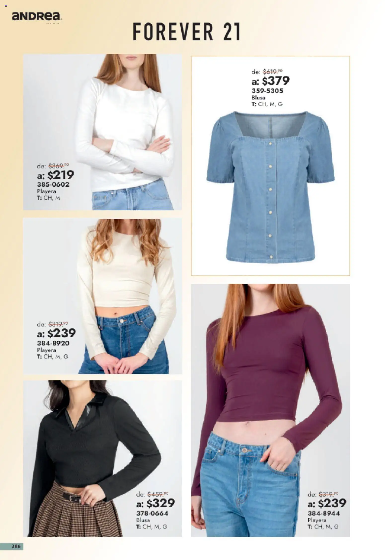 Vista previa las ofertas de la tienda Andrea - Andrea catálogo Outlet desde el 26/07/2026 