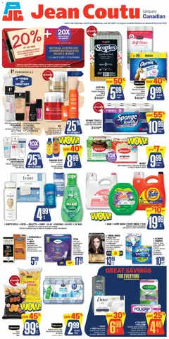 Un aperçu du dépliant Jean Coutu weekly flyer du magasin Jean Coutu est valide à partir 23 juill. 2026