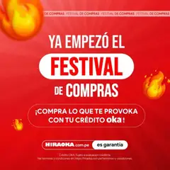 Vista previa de Catálogo Hiraoka - Festival De Compras de la tienda Hiraoka válido desde 23/09/2026