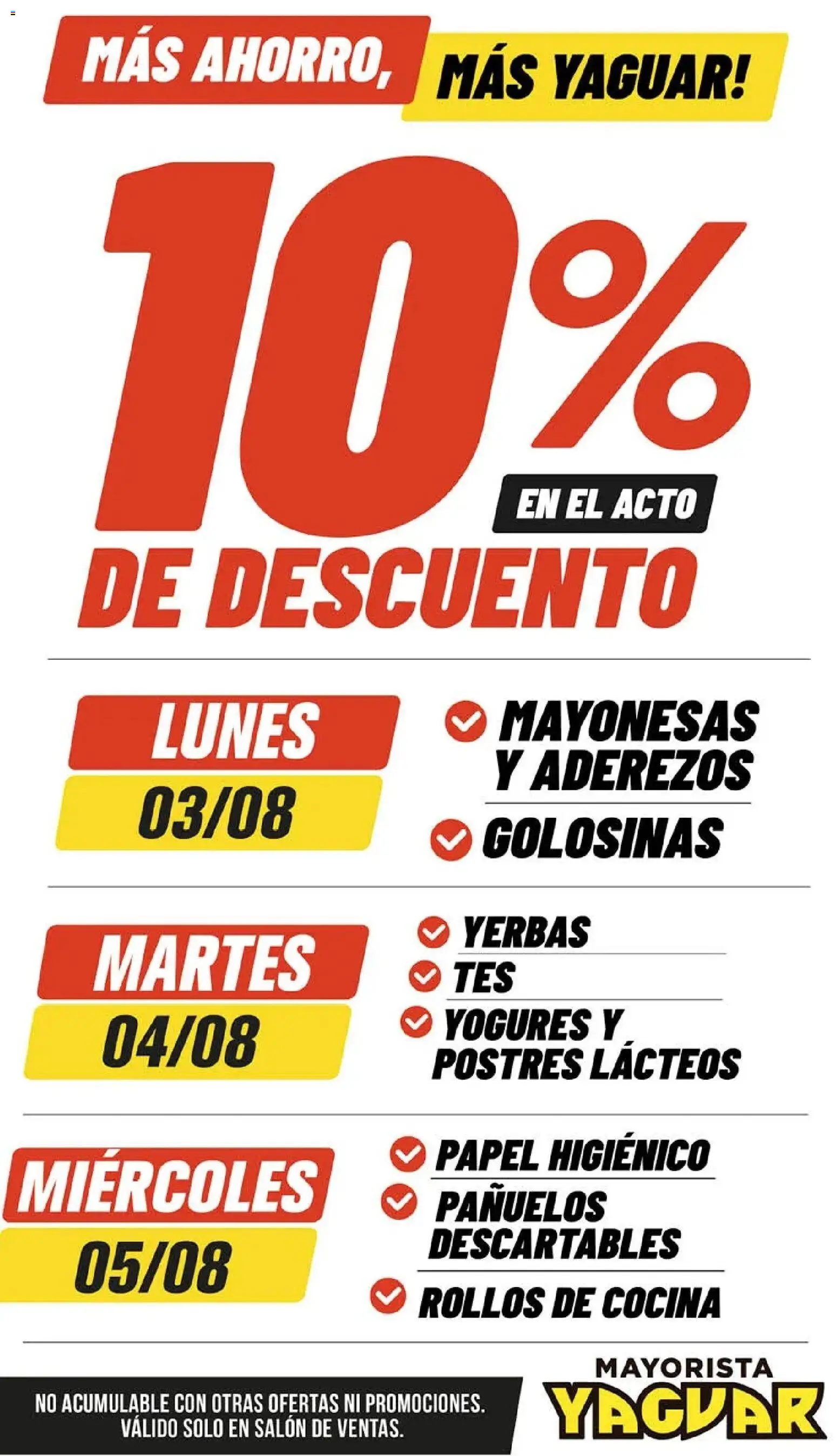 Vista previa del folleto de la tienda Yaguar válido desde el 03/08/2026 