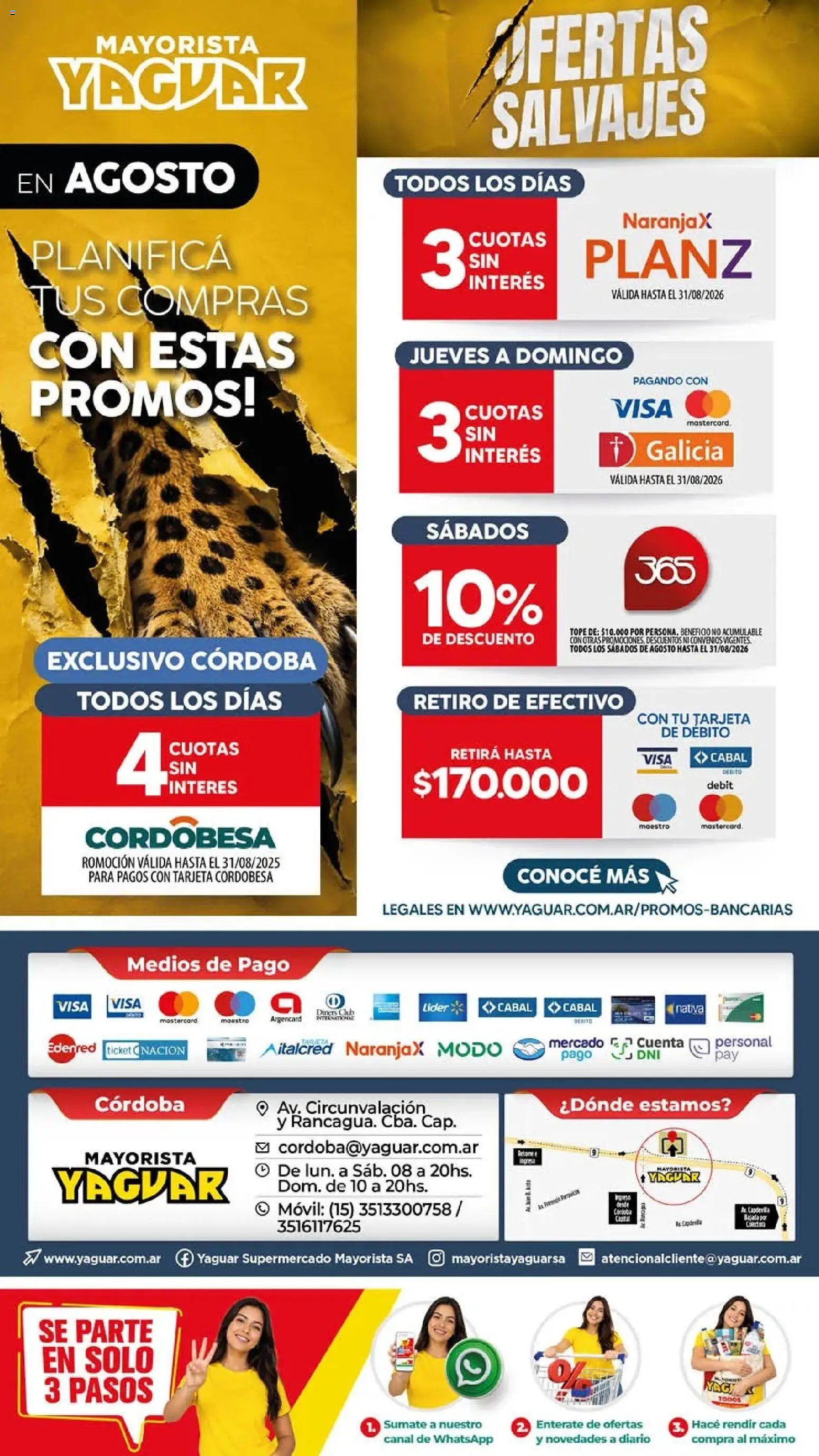 Vista previa del folleto de la tienda Yaguar válido desde el 03/08/2026 