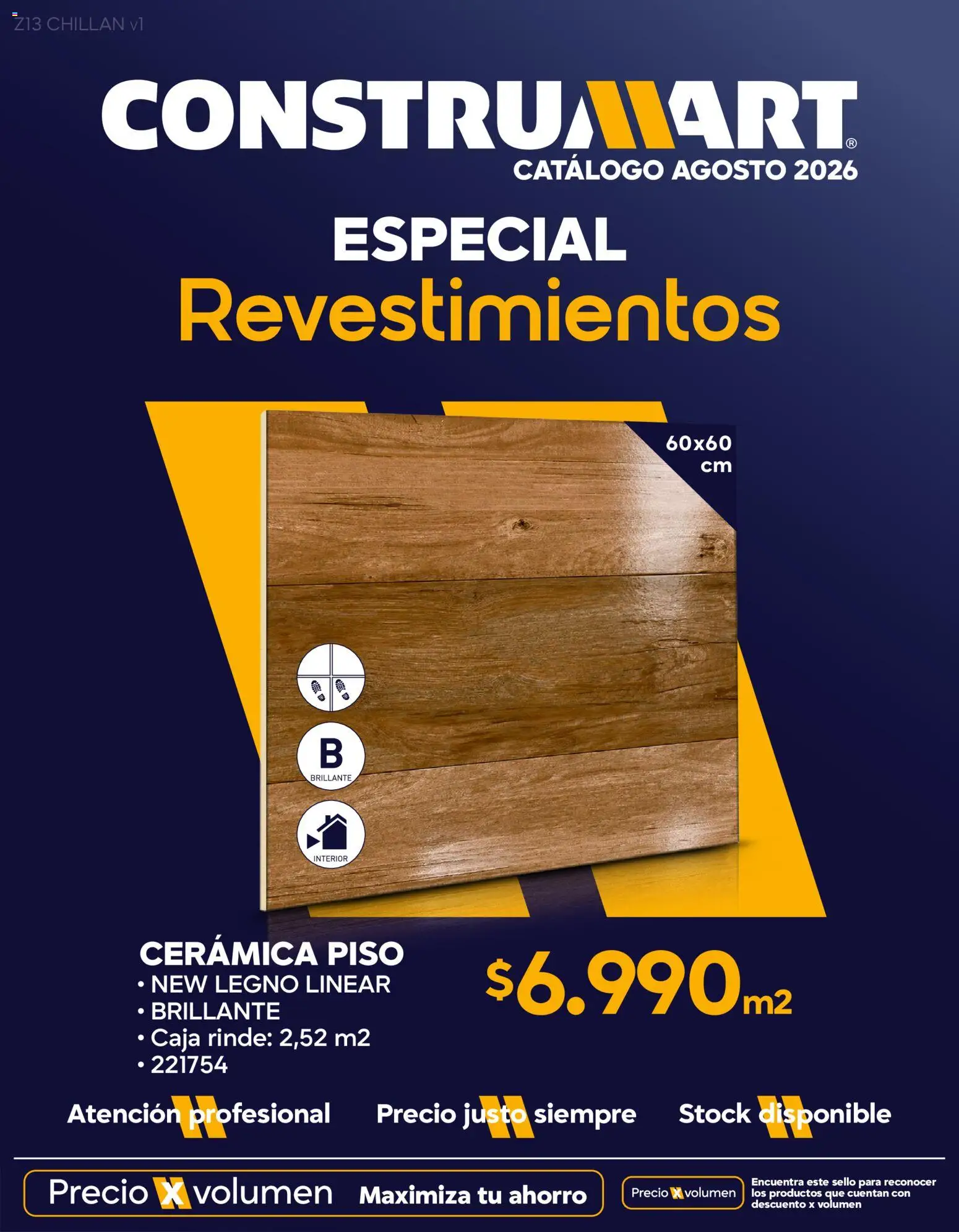 Folleto de la tienda Construmart válido desde el 31.07.2026 