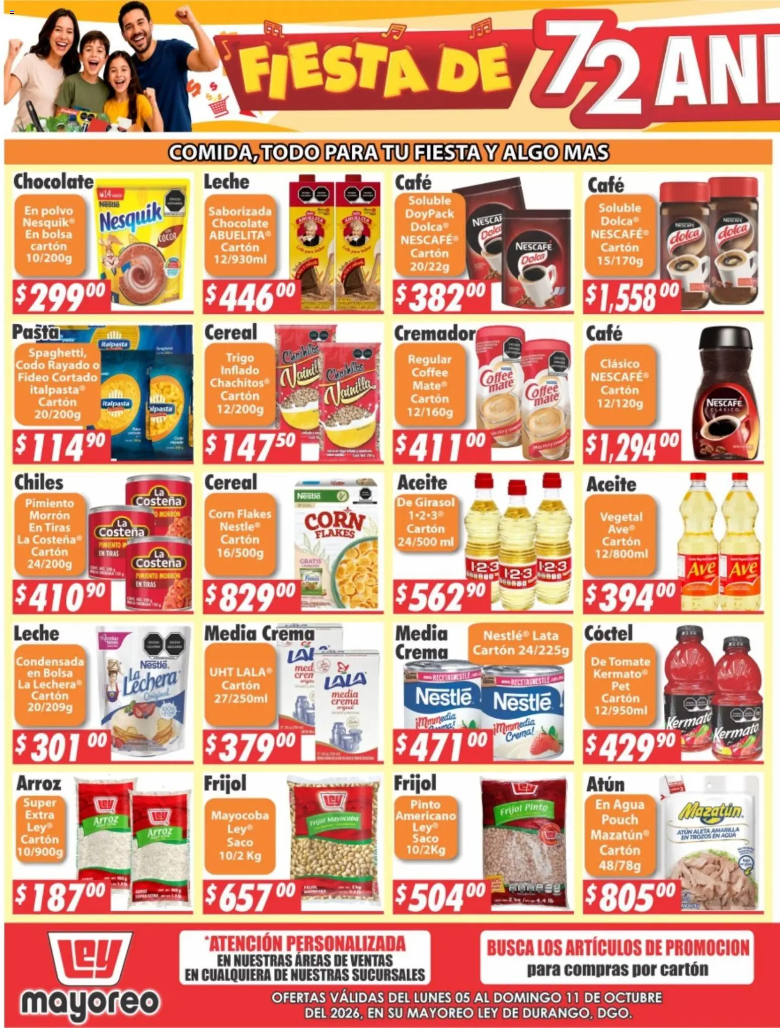Vista previa las ofertas de la tienda Casa Ley - Casa Ley folleto desde el 05/10/2026 