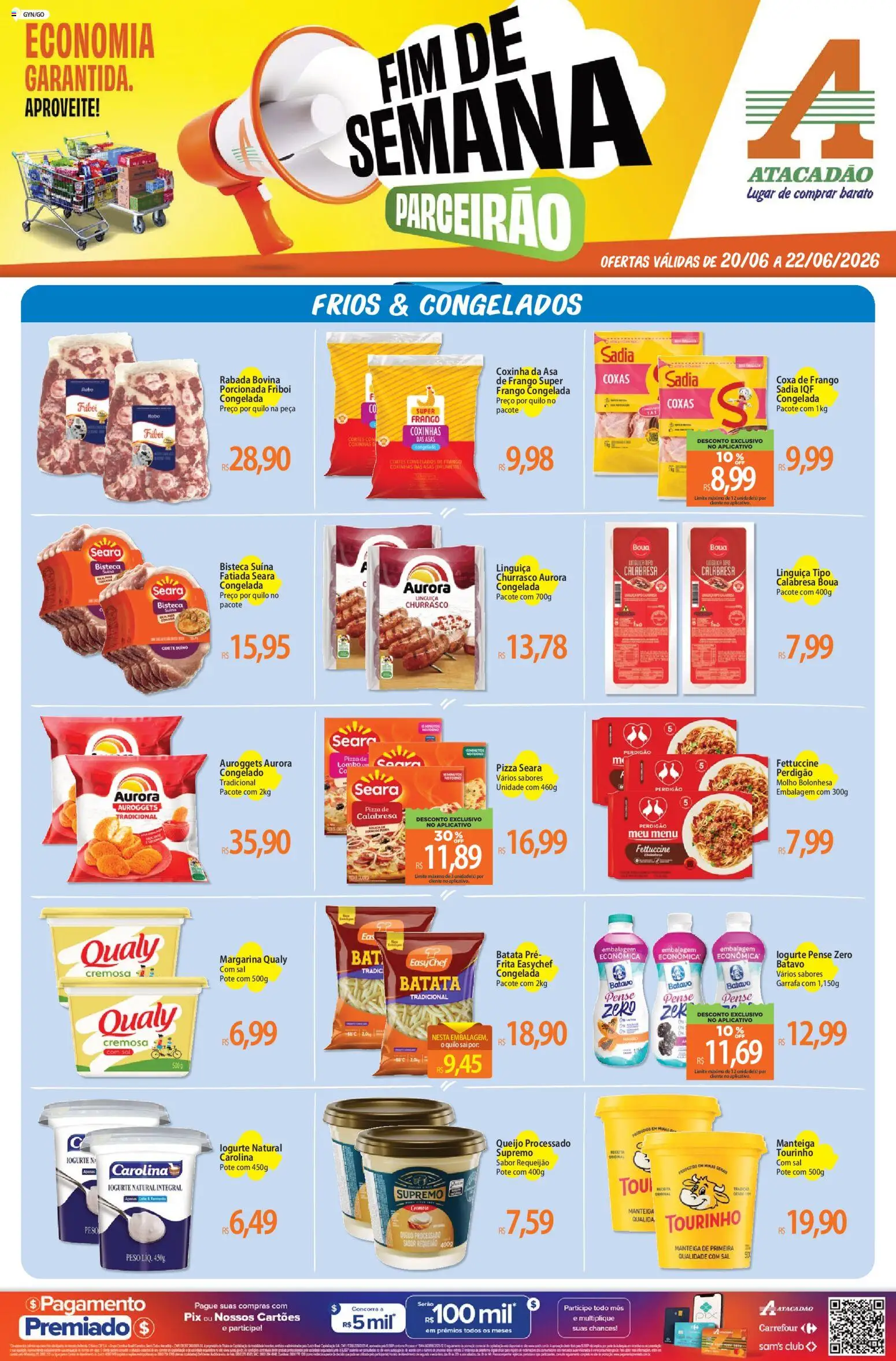 Pré-Visualização do folheto "Atacadão ofertas - GO" da loja Atacadão válido a partir de 20/06/2026