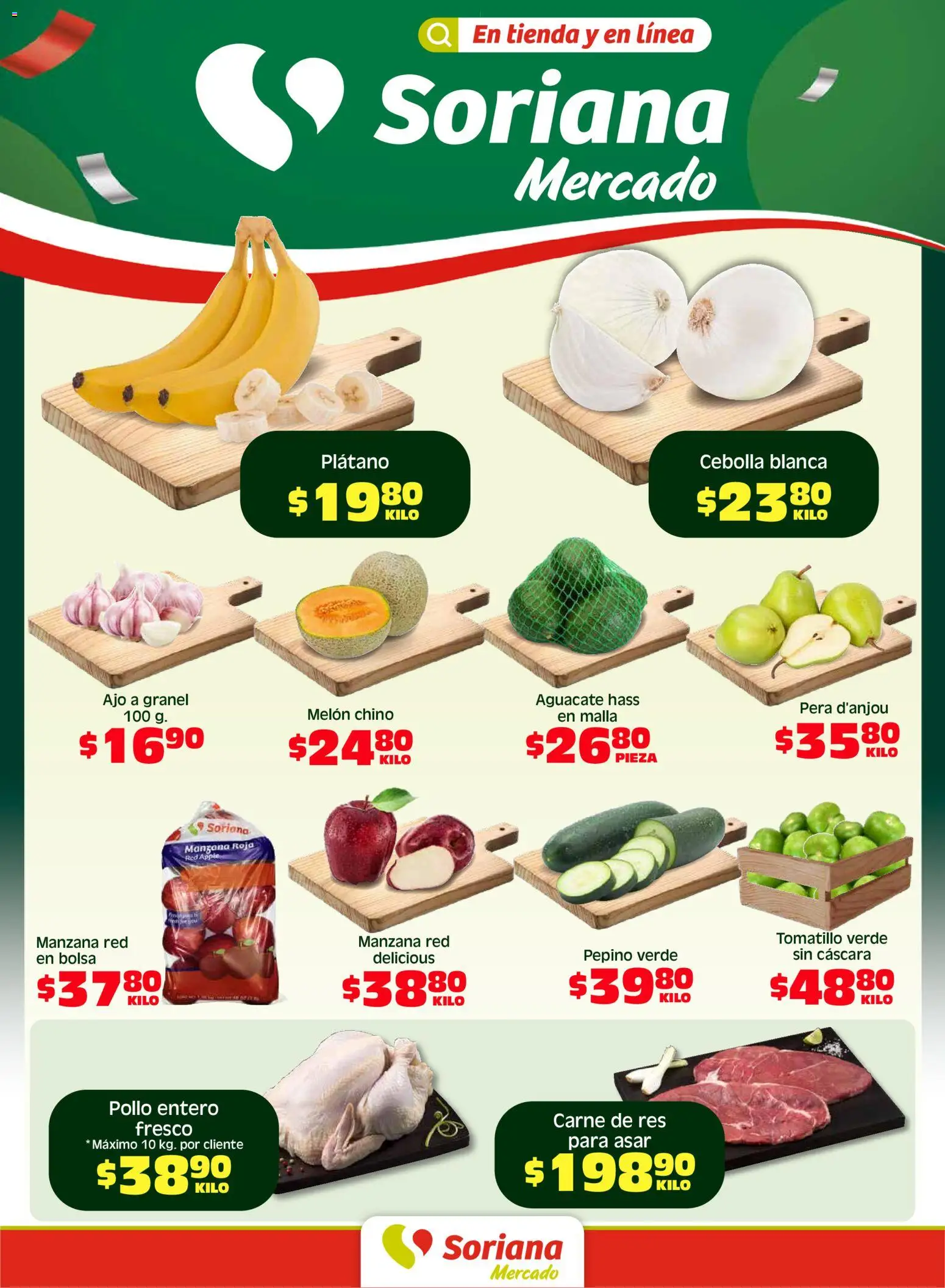 Vista previa las ofertas de la tienda Soriana - Soriana Fin de Semana Mercado: Nuevo León desde el 01/05/2026 