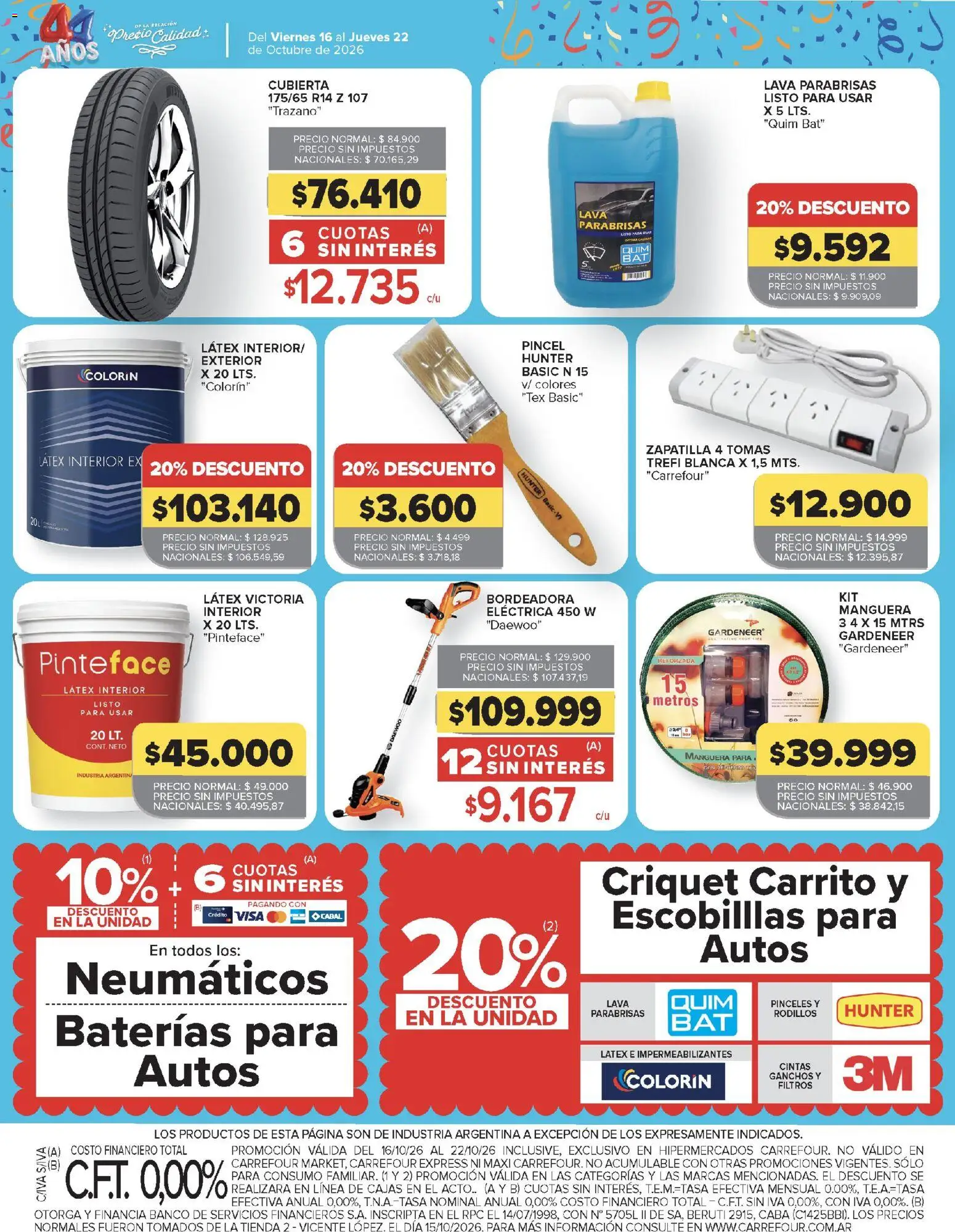 Vista previa del folleto de la tienda Carrefour válido desde el 16/10/2026 