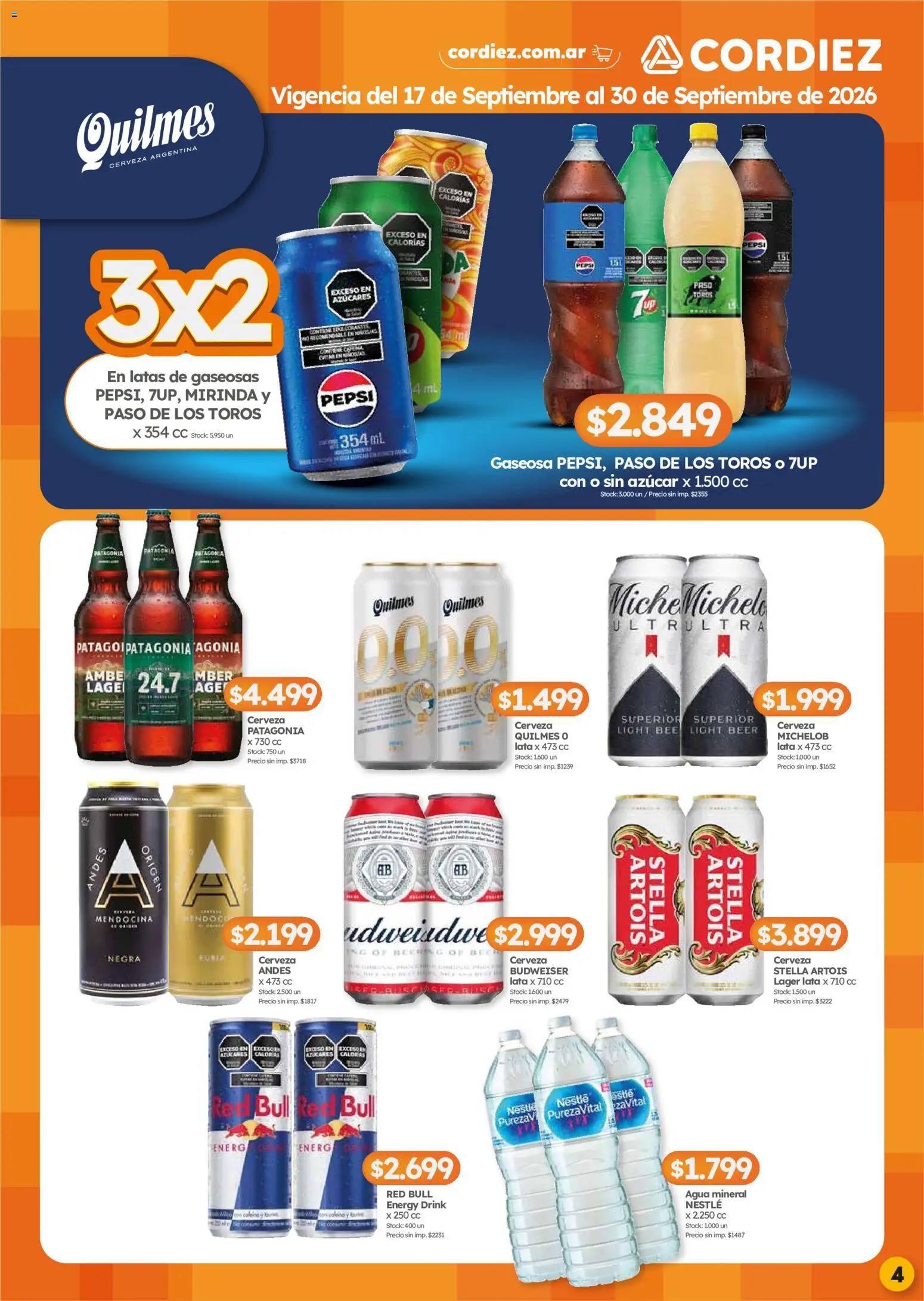 Vista previa del folleto de la tienda Cordiez válido desde el 17/09/2026 