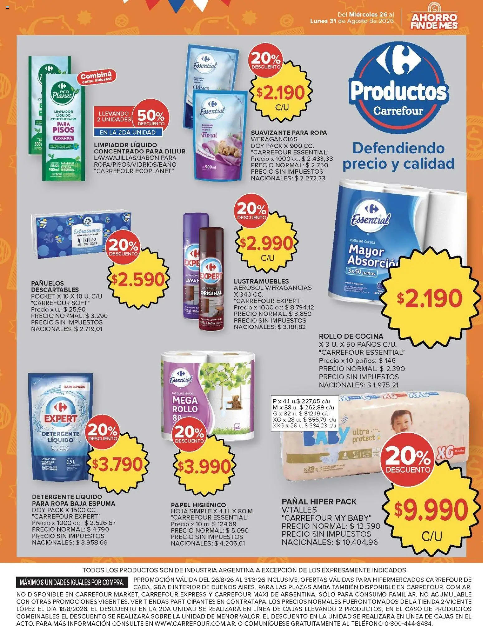 Vista previa del folleto de la tienda Carrefour válido desde el 26/08/2026 