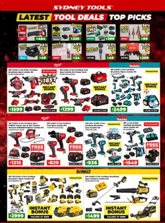 Preview of catalogue Sydney Tools catalogue from shop Sydney Tools valid 15/07/2026