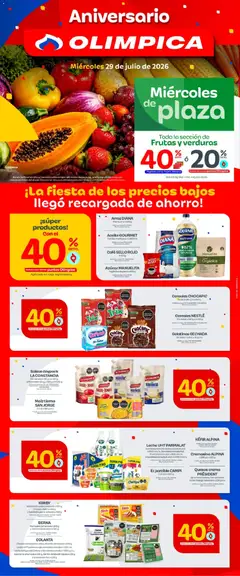  Vista previa del prospecto Olímpica catálogo del almacen Olímpica válida del 29/07/2026 al 29/07/2026