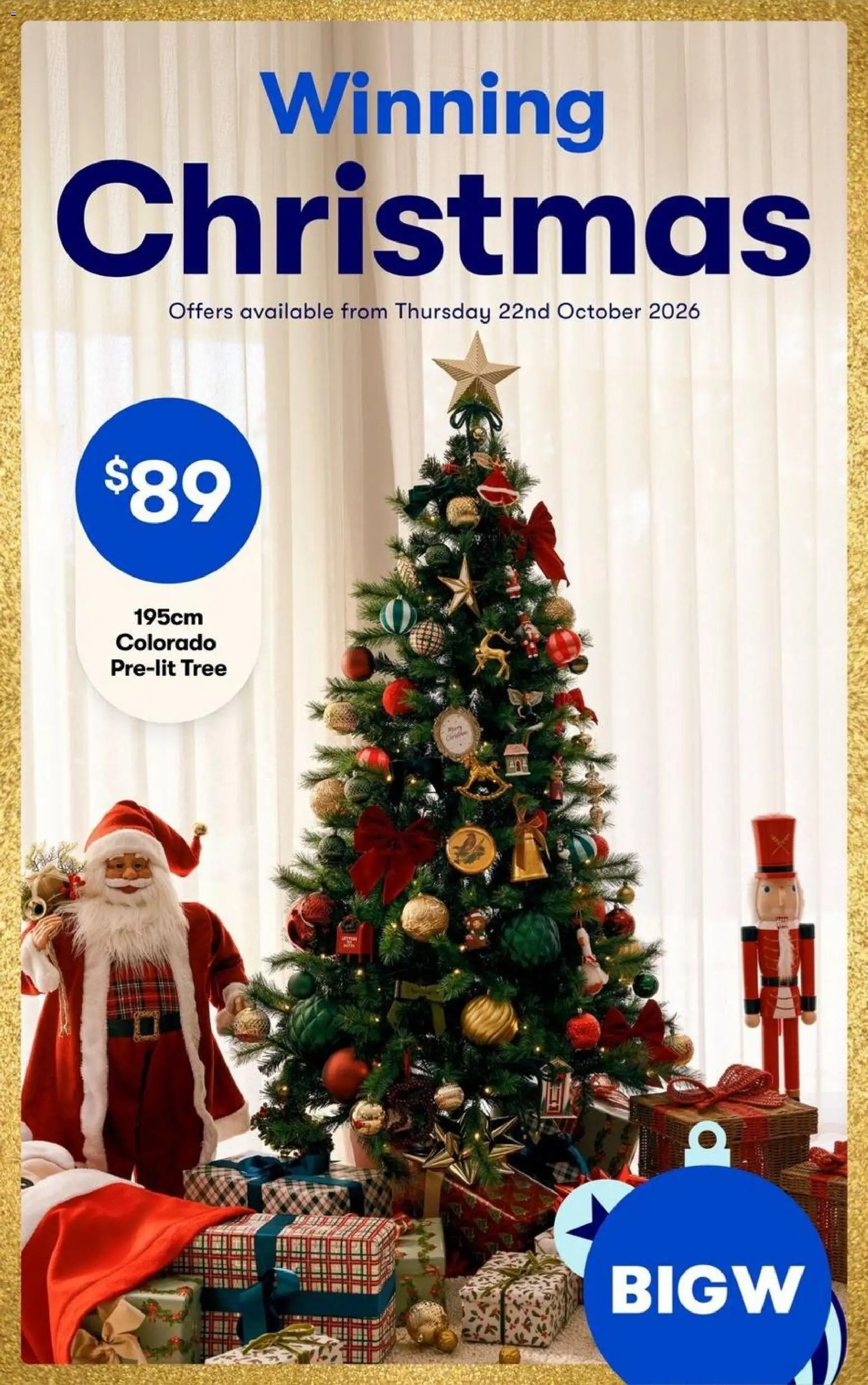 Preview of catalogue Big W Catalogue Winning Christmas from shop Big W valid 22/10/2026