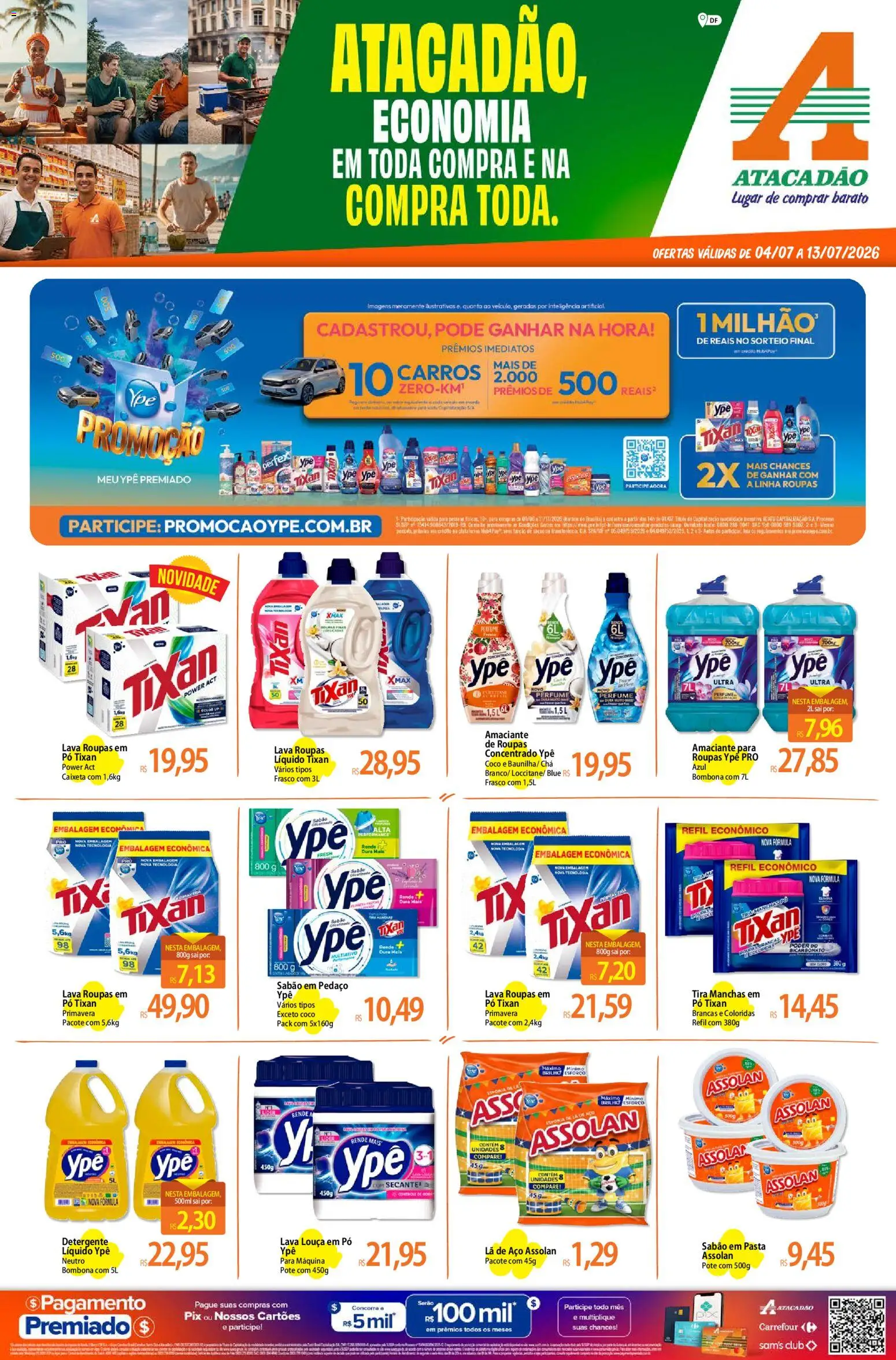 Pré-Visualização do folheto "Atacadão ofertas - DF" da loja Atacadão válido a partir de 04/07/2026