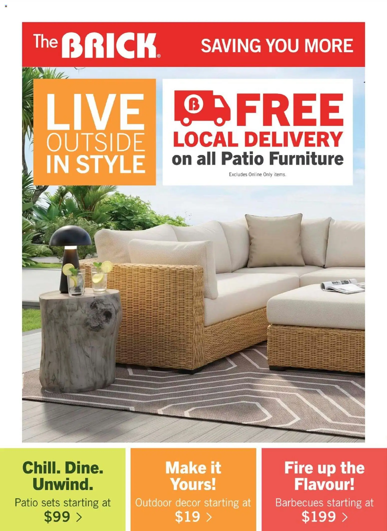 Preview of leaflet The Brick flyer - Patio Season New from shop The Brick is valid from Mar 02, 2026