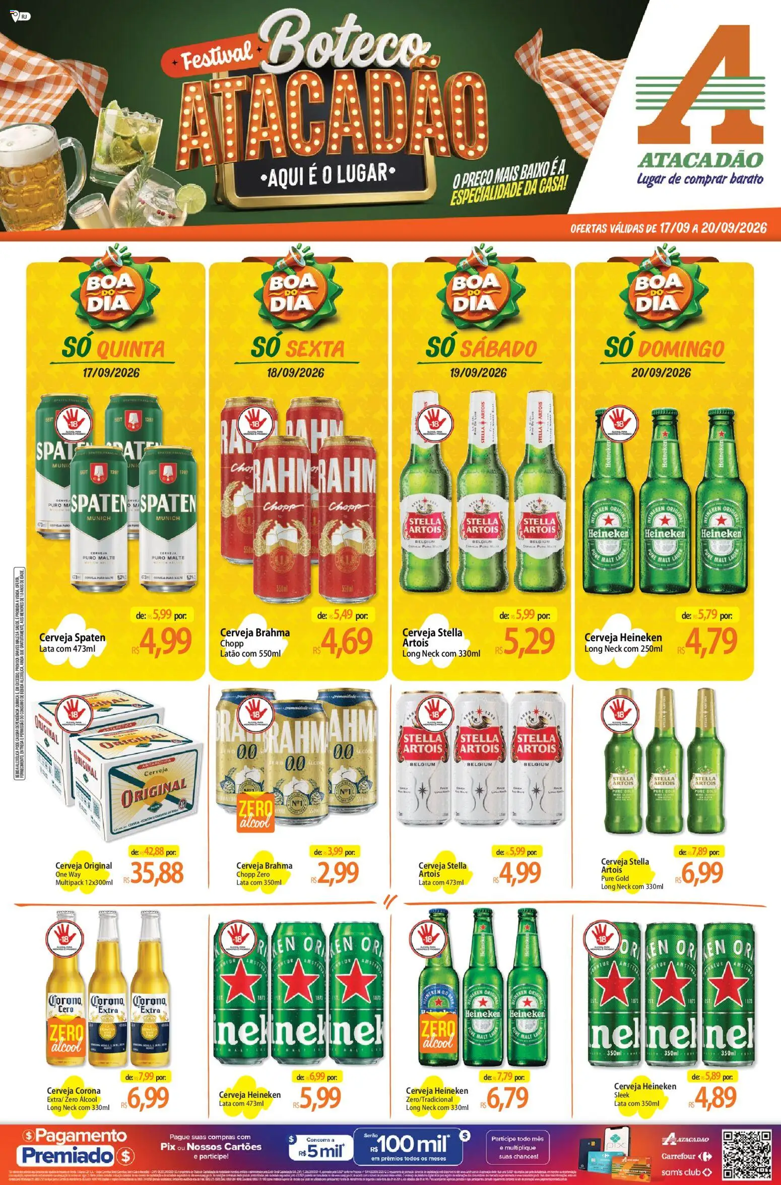 Pré-Visualização do folheto "Atacadão ofertas - RJ" da loja Atacadão válido a partir de 17/09/2026