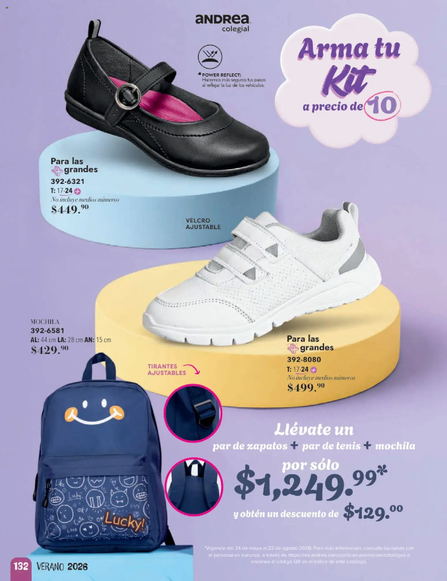 Vista previa las ofertas de la tienda Andrea - Andrea catálogo Infantil desde el 24/05/2026 - Tenis, Mochila, Zapatos, Tirantes