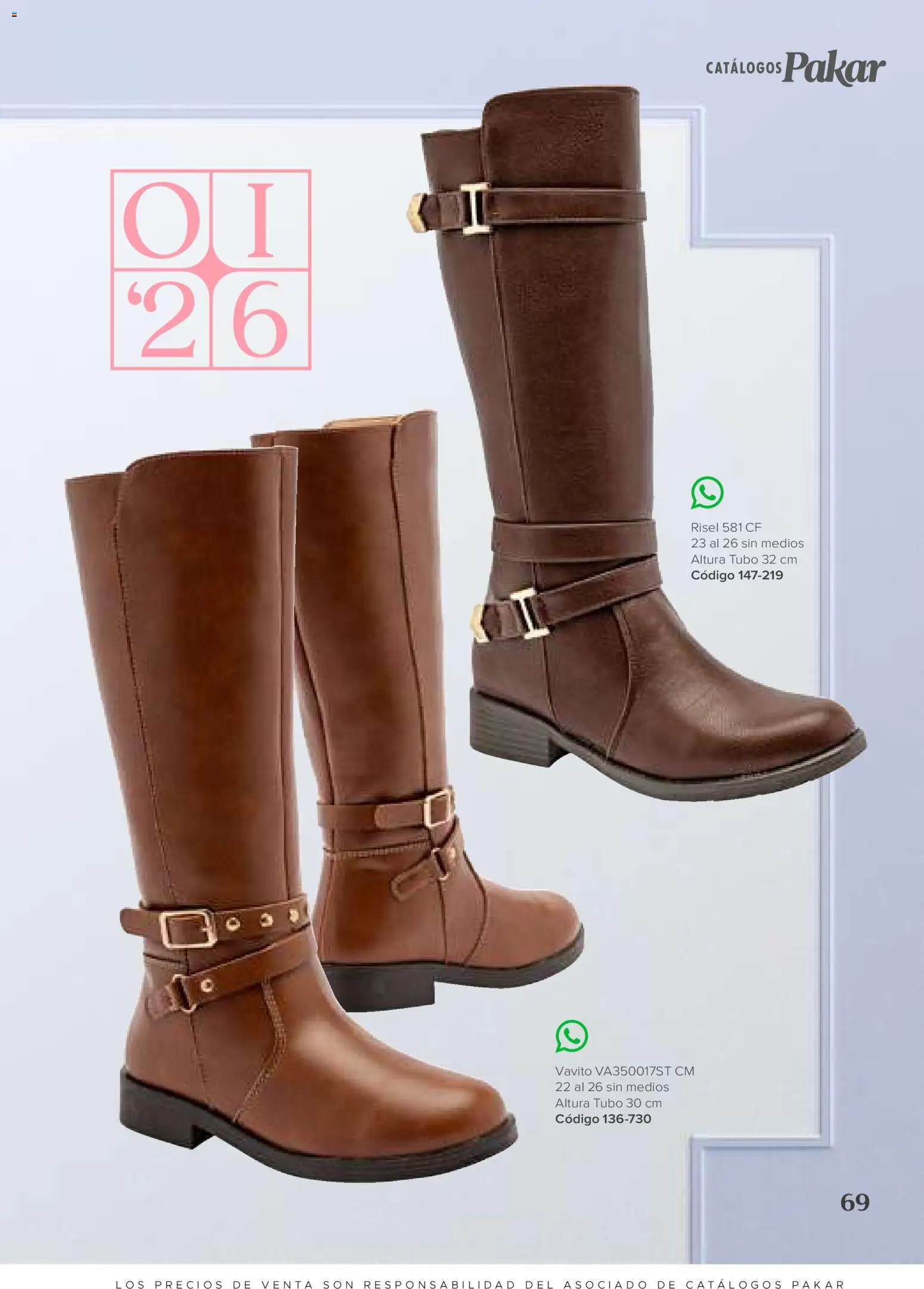 Vista previa las ofertas de la tienda SC Pakar - SC Pakar catálogo Bota desde el 31/07/2026 