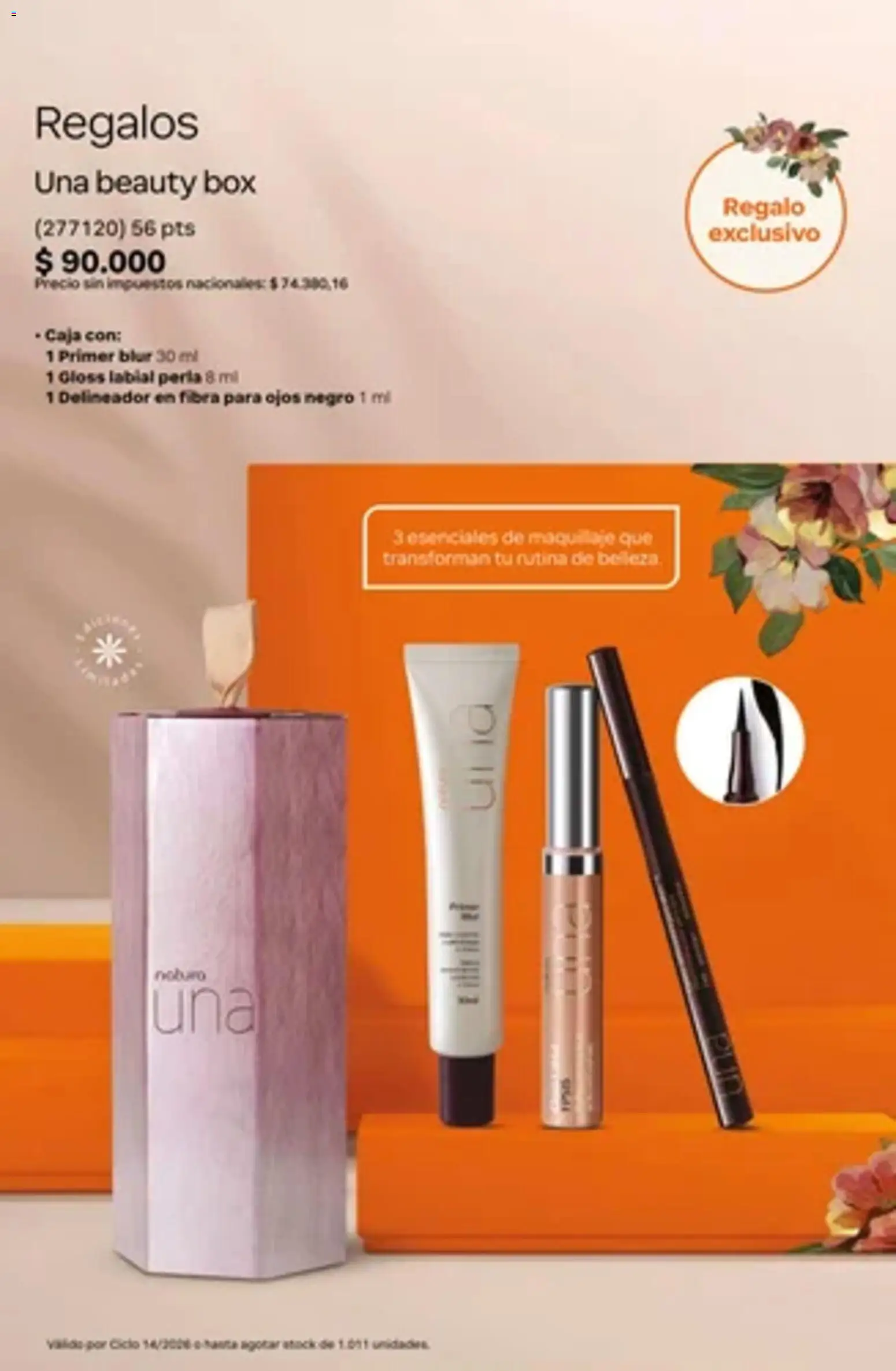 Vista previa del folleto de la tienda Natura válido desde el 01/10/2026 - Maquillaje, Caja, Delineador