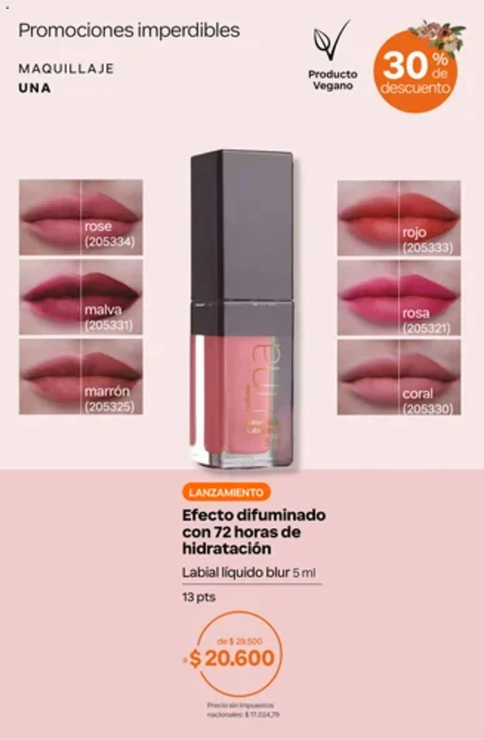 Vista previa del folleto de la tienda Natura válido desde el 01/10/2026 - Maquillaje