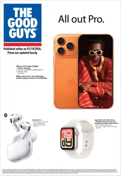 Preview of catalogue The Good Guys Apple from shop The Good Guys valid 01/10/2026
