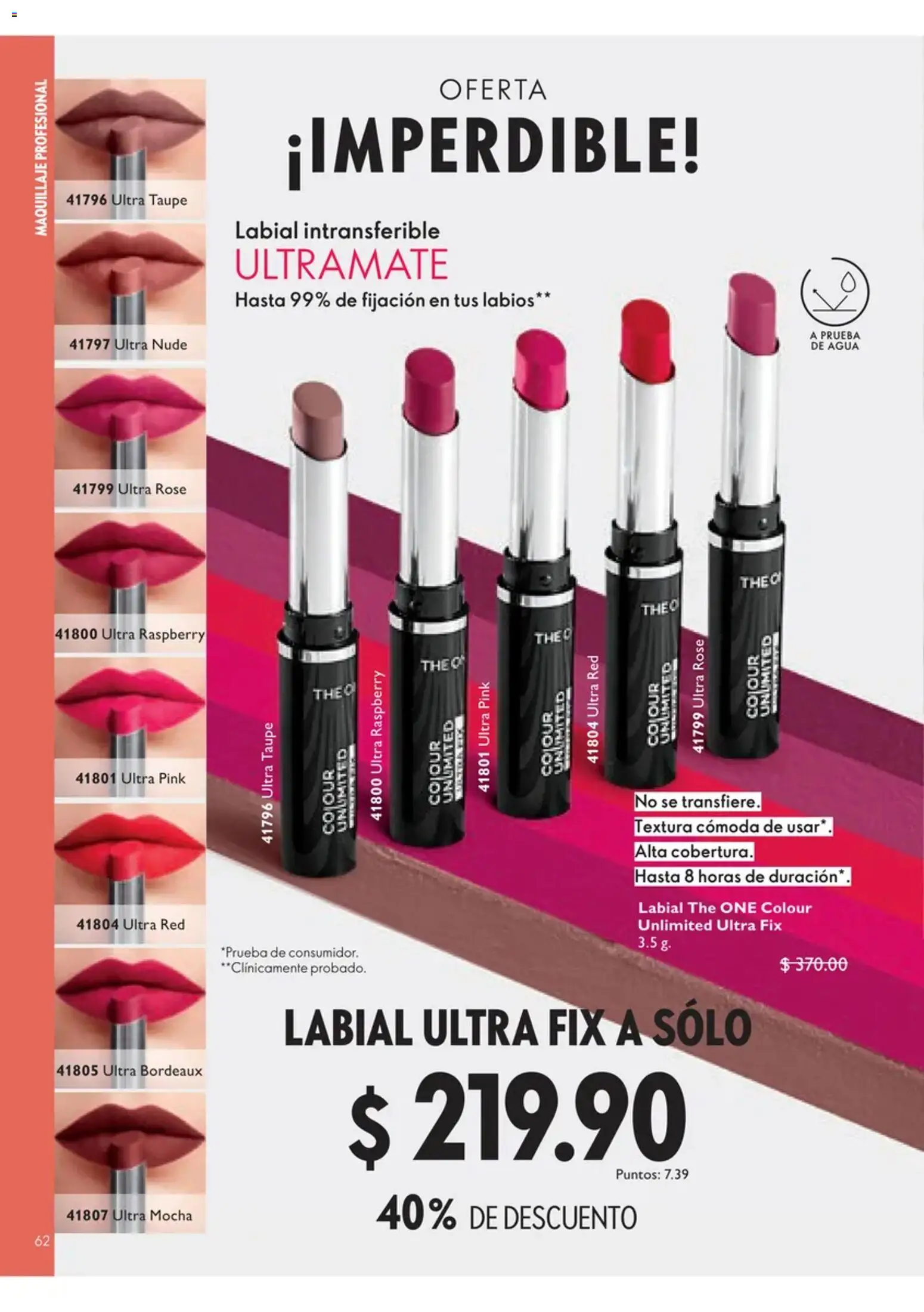Vista previa las ofertas de la tienda Oriflame - Oriflame campaña 13 2026 desde el 12/09/2026 - Agua, Maquillaje, Cómoda