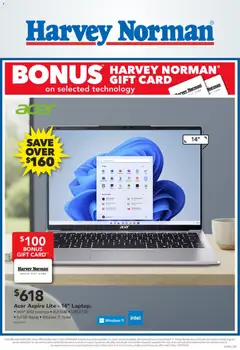 Preview of catalogue Harvey Norman catalogue from shop Harvey Norman valid 24 Sept 2026