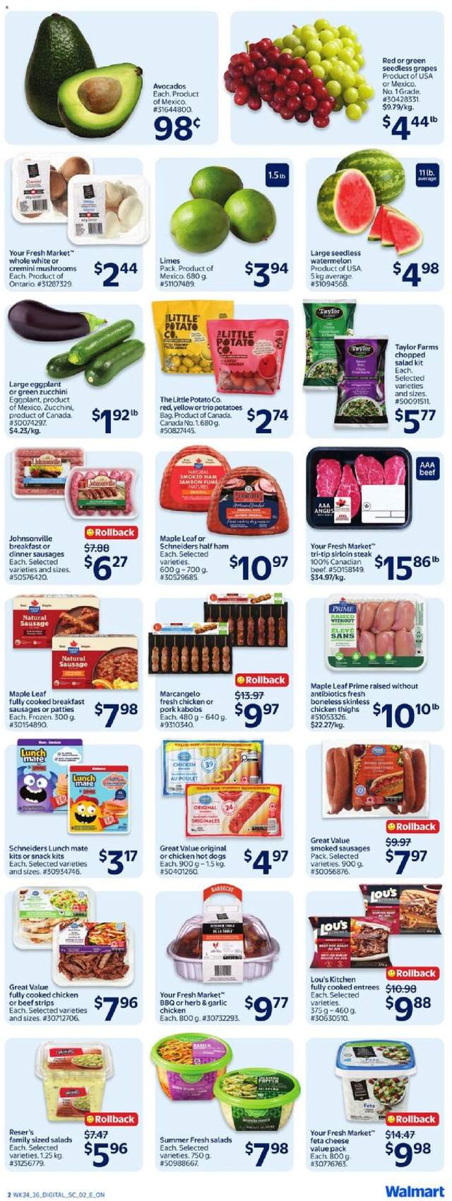 New Walmart flyer from Jul 09